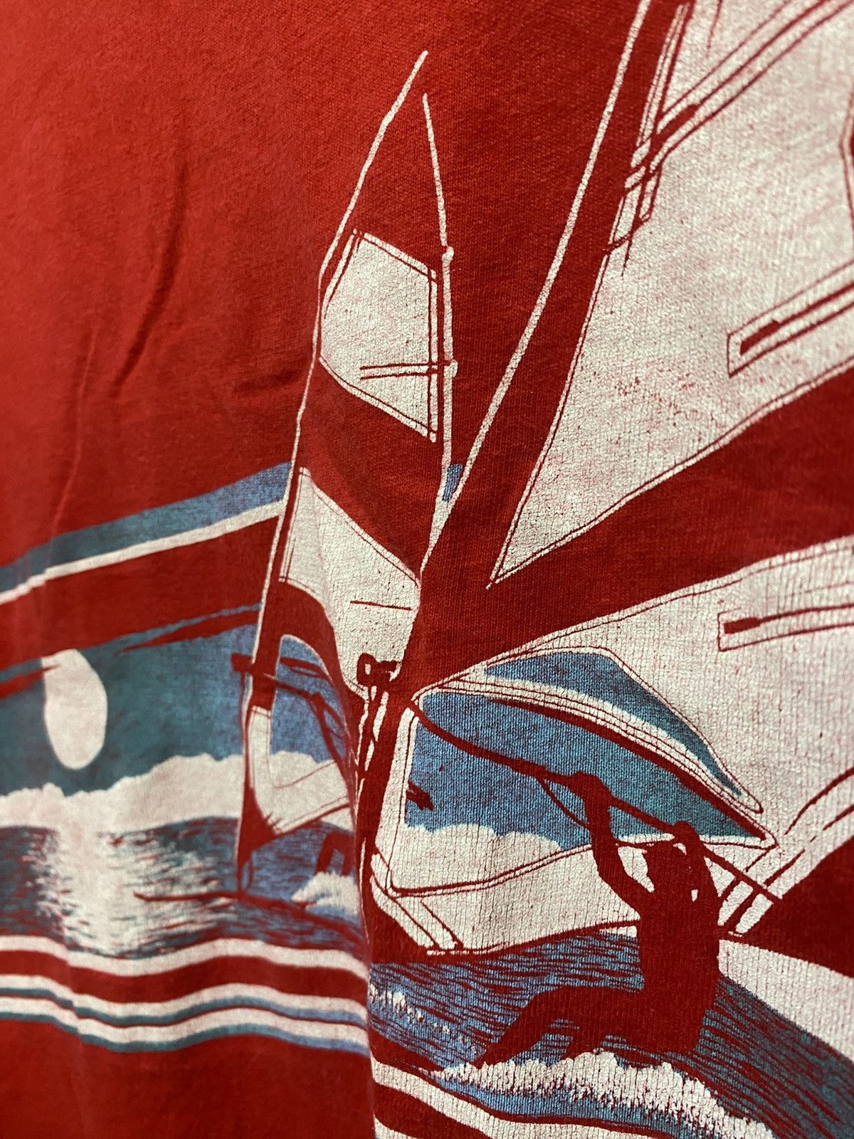 Vintage Vintage 86 Hawaii tee Yacht front, back and single Stich Size US M / EU 48-50 / 2 - 6 Thumbnail