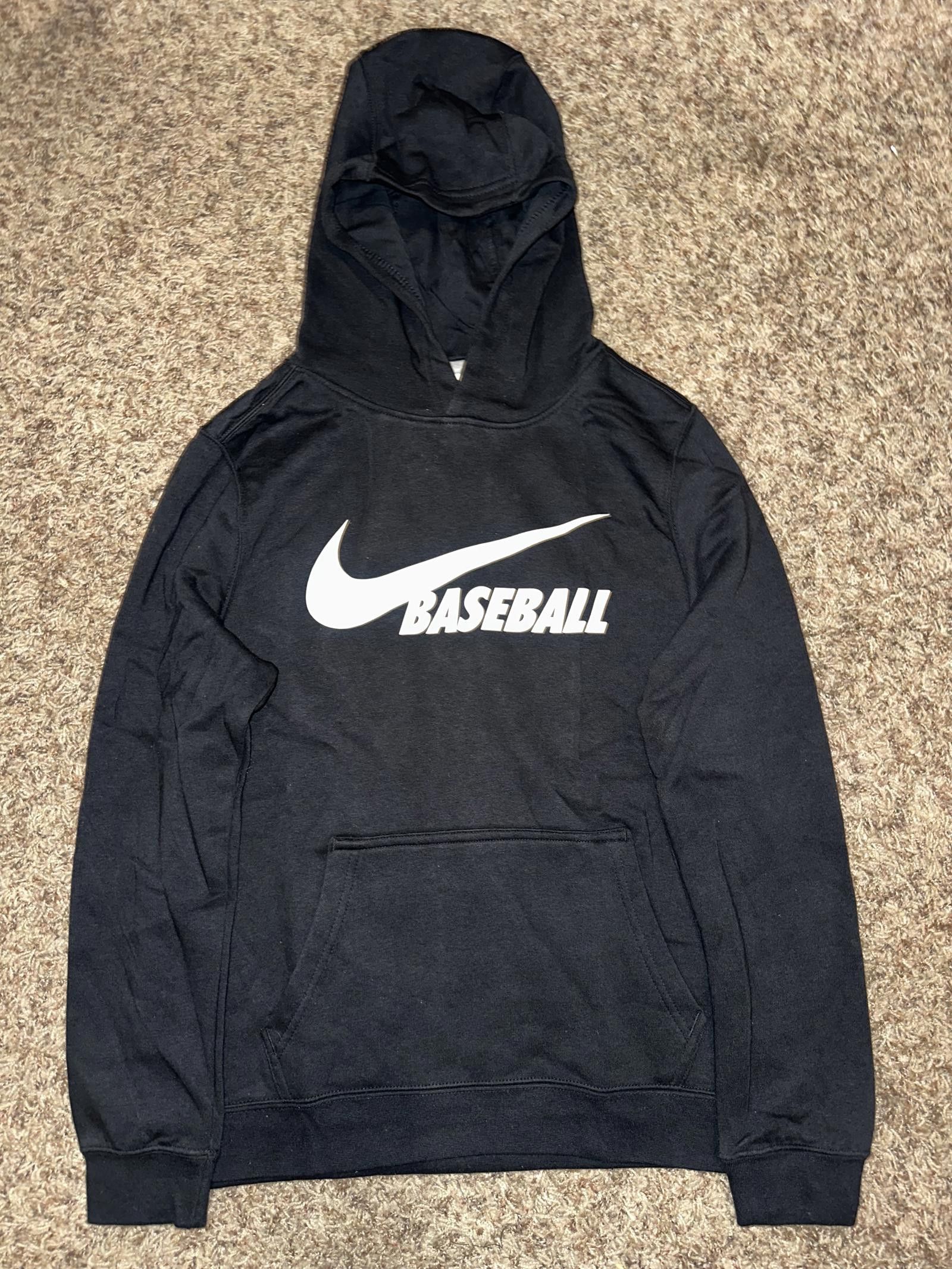 Nike Big Kids (Boy's) Baseball Club Fleece Pullover Black Hoodie