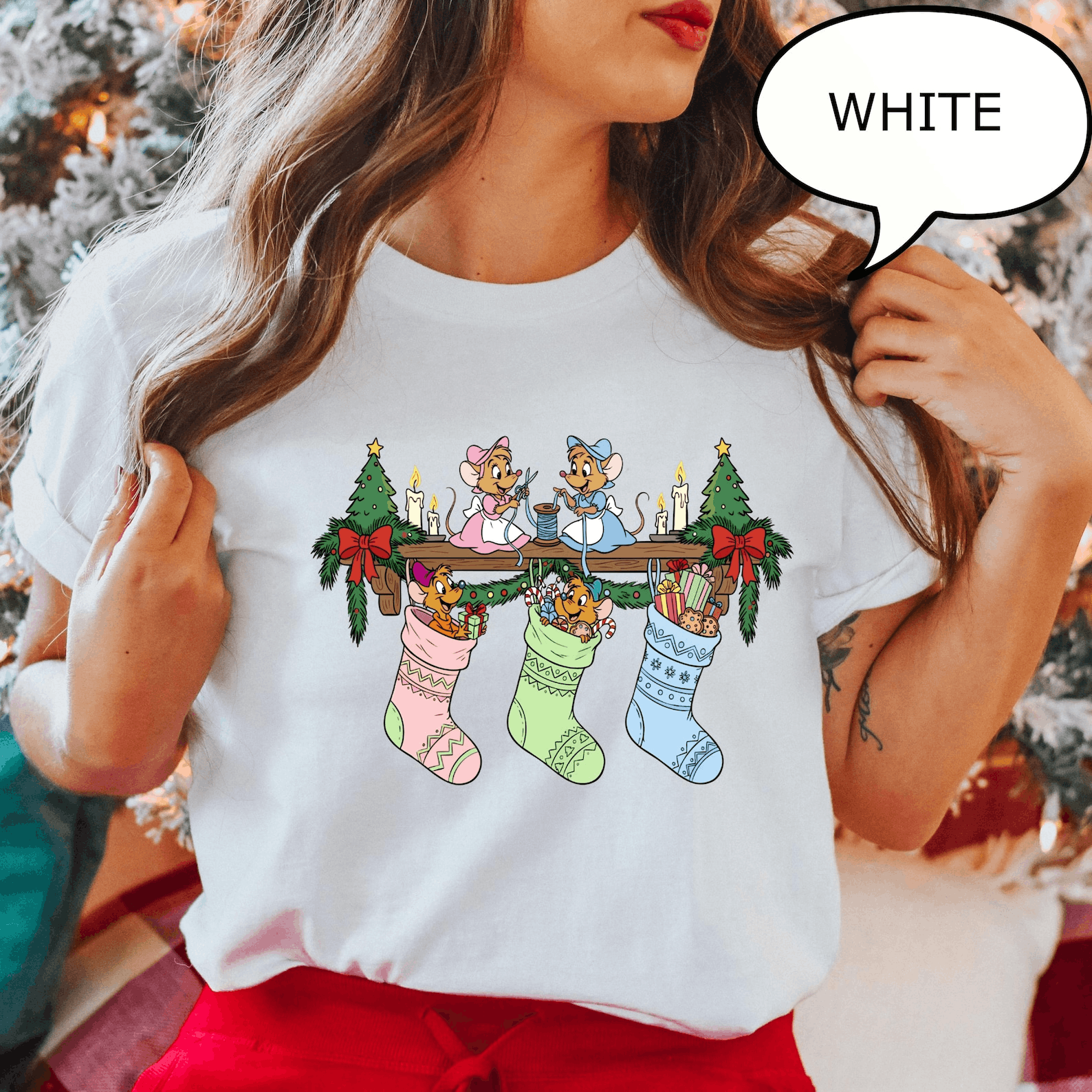 Other Funny Christmas T-Shirt | Christmas Tree T-Shirt Size M / US 6-8 / IT 42-44 - 2 Thumbnail