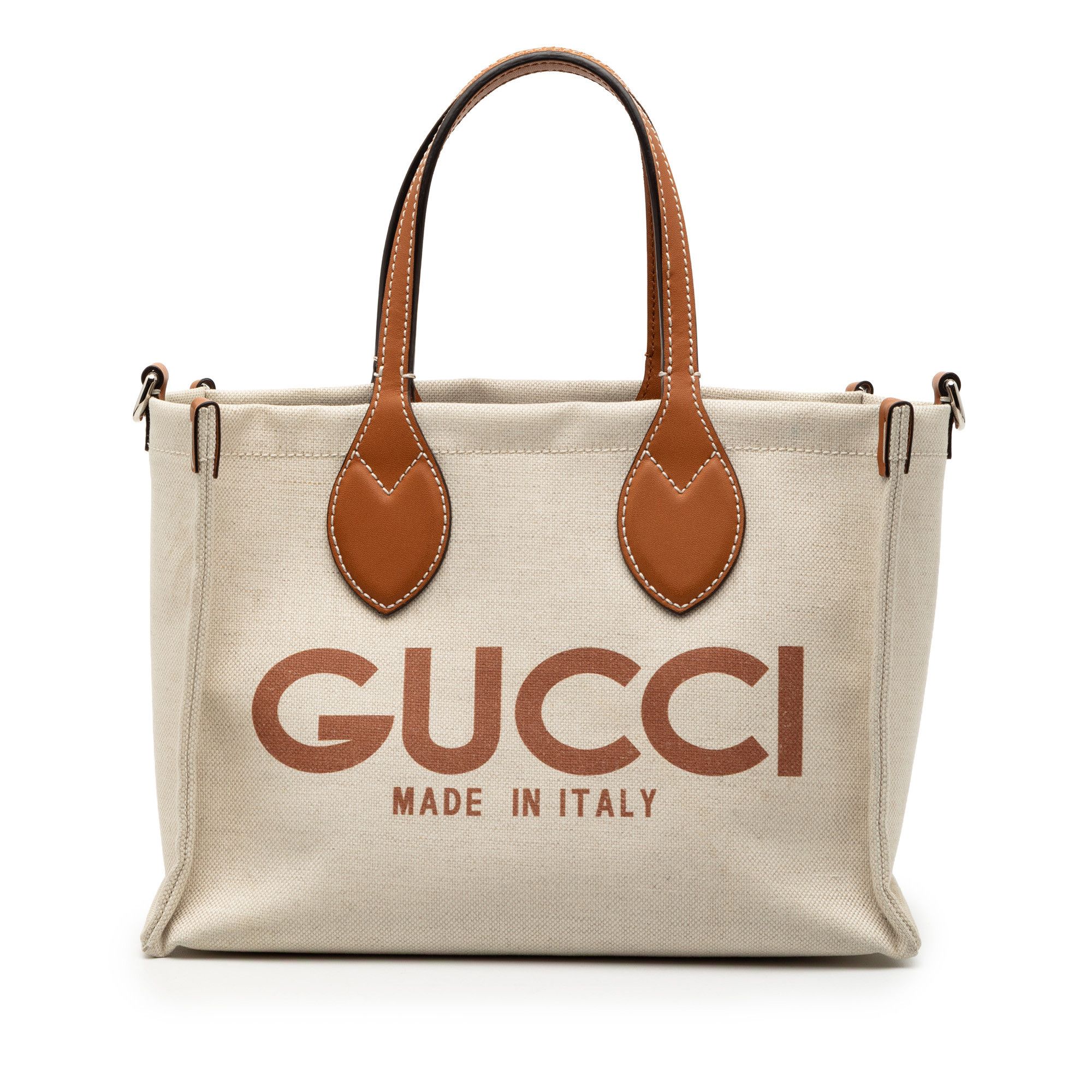 Gucci Gucci Medium Canvas Logo Tote Size ONE SIZE - 1 Thumbnail