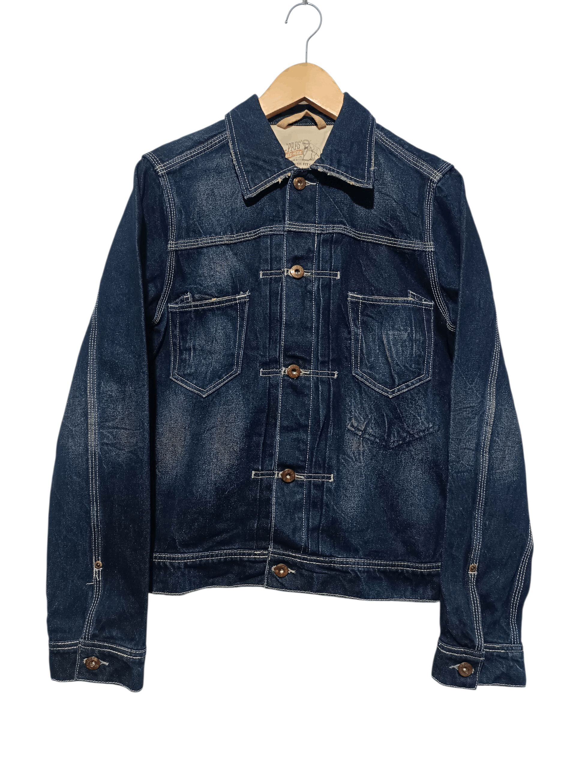 Prps Vintage Prps Indigo Wash Denim Trucker Jacket Size US M / EU 48-50 / 2 - 1 Thumbnail