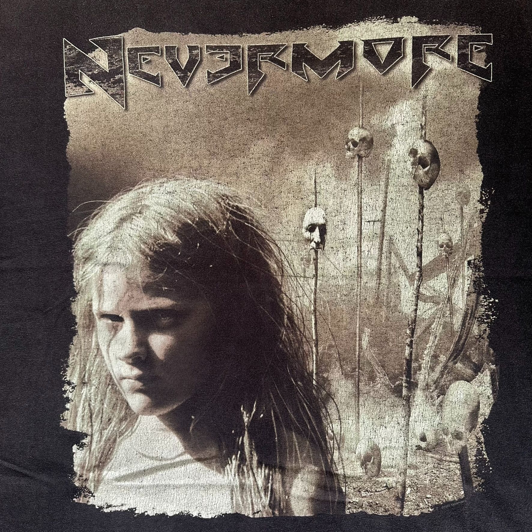 Band Tees Vintage Nevermore Godless Endeavor T-Shirt Y2K Metal Band Te Size US L / EU 52-54 / 3 - 3 Thumbnail