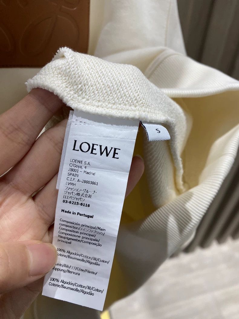 Loewe LOEWE Tooth white hooded sweater Size US S / EU 44-46 / 1 - 2 Thumbnail