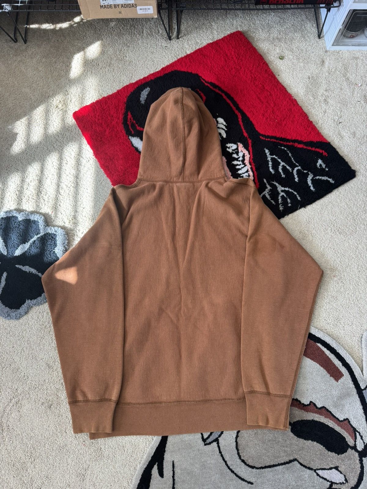 Supreme Supreme Arabic Brown Hoodie Vintage Size US XL / EU 56 / 4 - 3 Thumbnail