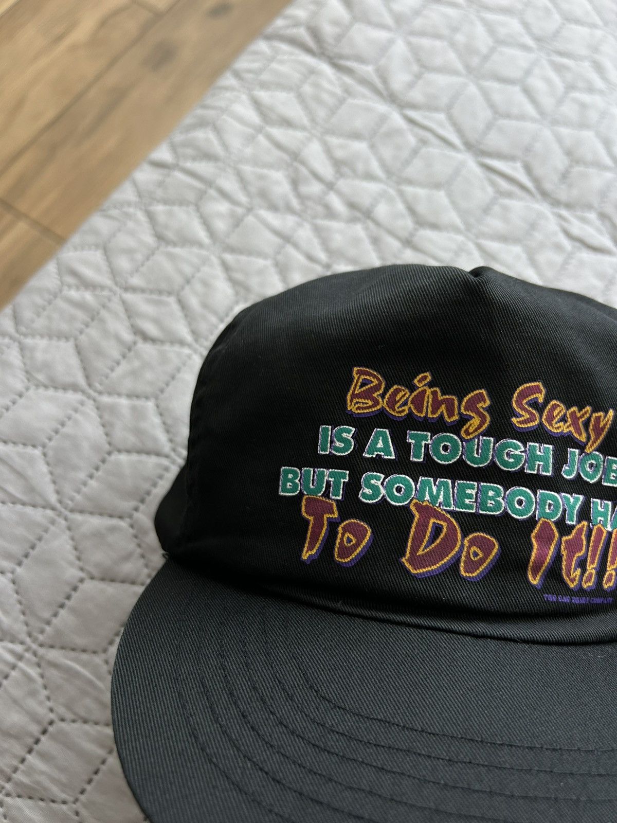 Other Vintage 90’s Being Sexy Is tough Job Cap Size ONE SIZE - 4 Thumbnail