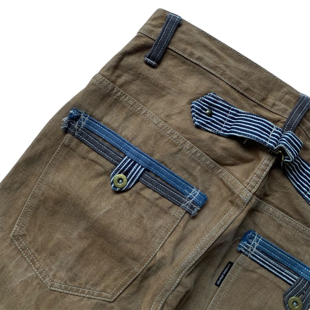 14th Addiction Vintage concave buckle back denim pants Size US 30 / EU 46 - 4 Thumbnail