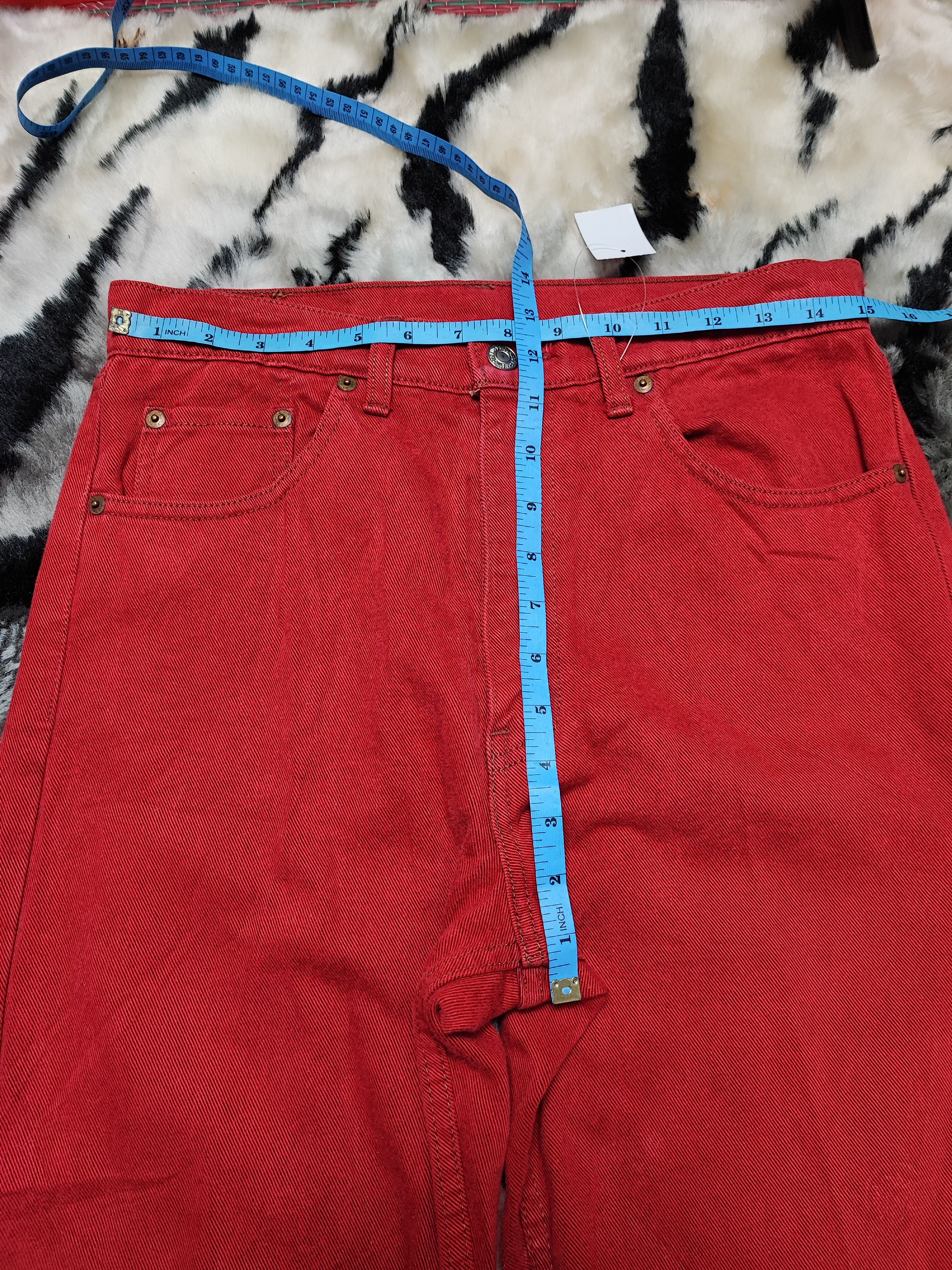 Kapital × Levi's × Vintage Vintage Levis 90s Jeans Red Denim Size US 30 / EU 46 - 7 Thumbnail