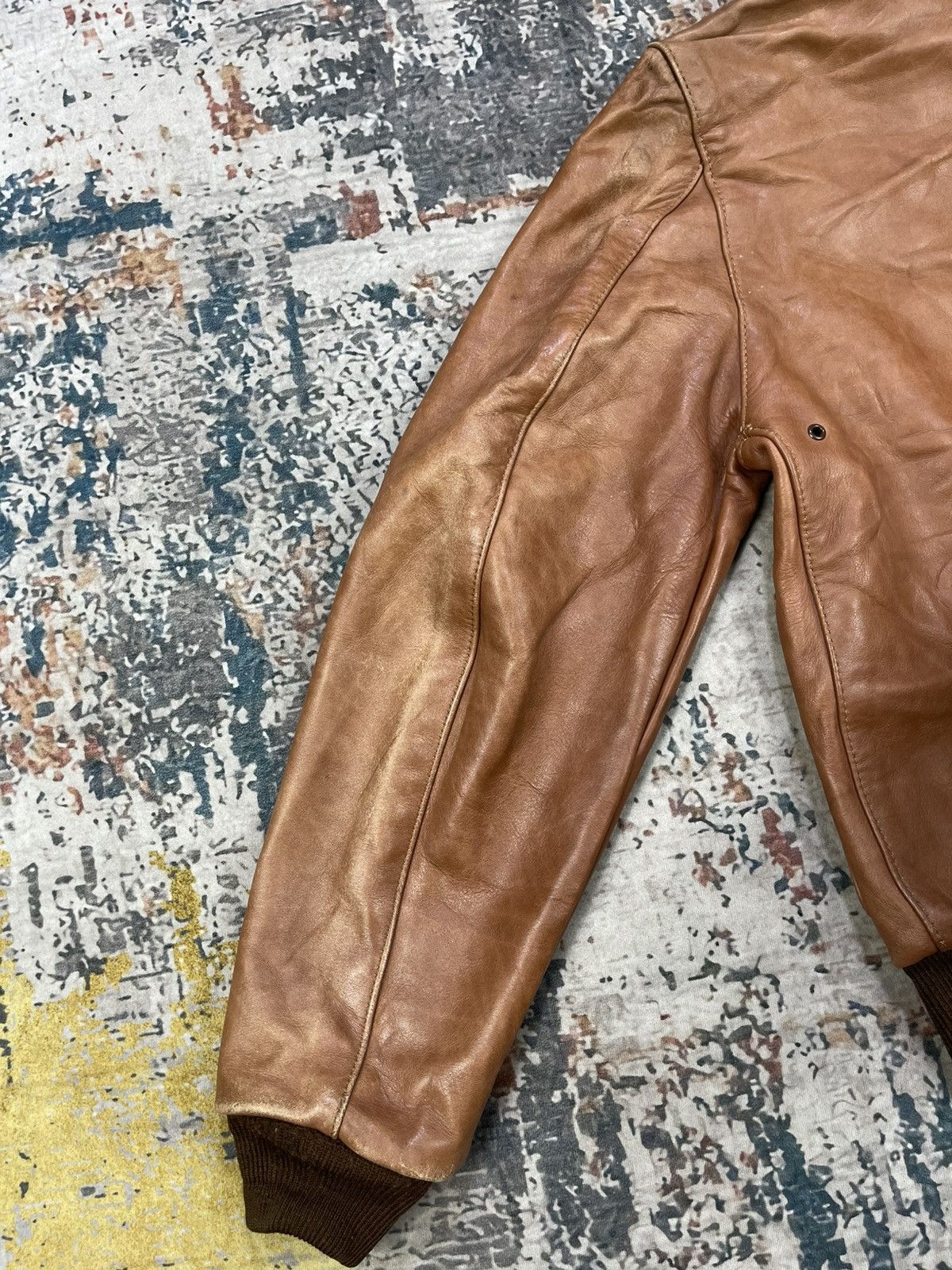 Vanson Leathers Vtg Vanson Leather Type A-2 Flight Jacket Size US XS / EU 42 / 0 - 7 Thumbnail