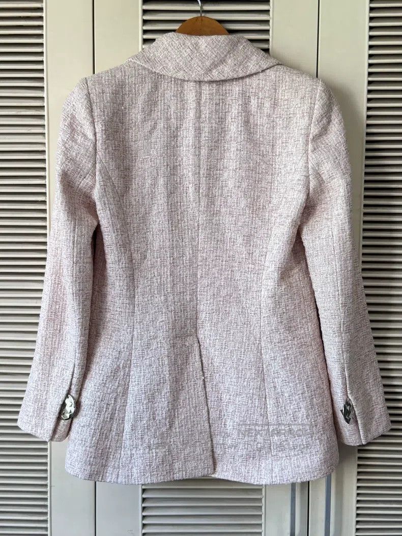 Chanel Chanel Pink knitted suit jacket Size XS / US 0-2 / IT 36-38 - 2 Thumbnail