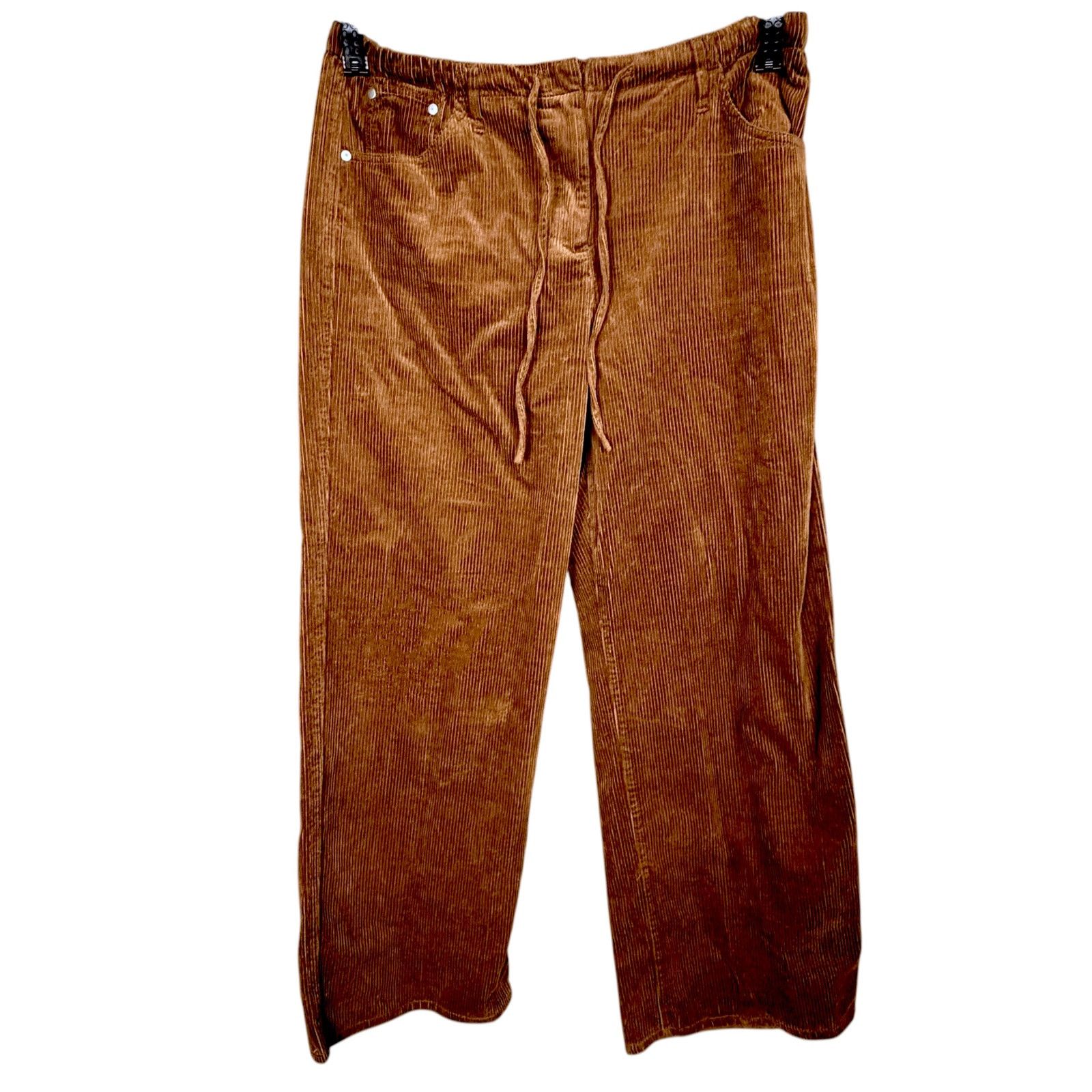 Christian Lacroix Christian Lacroix Women’s Brown Corduroy Wide Leg Pants L Size 34" / US 12 / IT 48 - 2 Thumbnail
