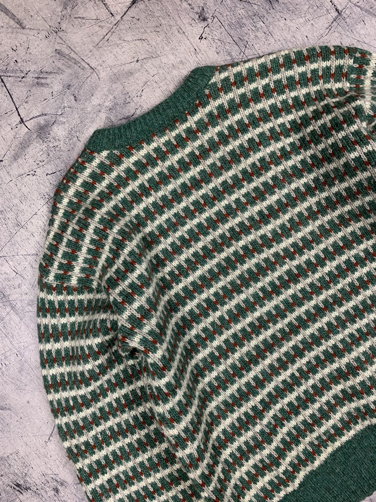 Vintage Vintage Rare Made In Norway Knitted Sweater Wool 90s Size US L / EU 52-54 / 3 - 14 Thumbnail