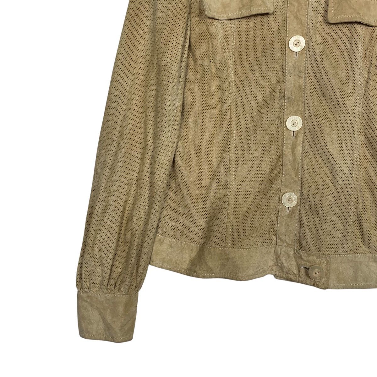 Aigner Aigner See Through Leather Jacket Size S / US 4 / IT 40 - 3 Thumbnail