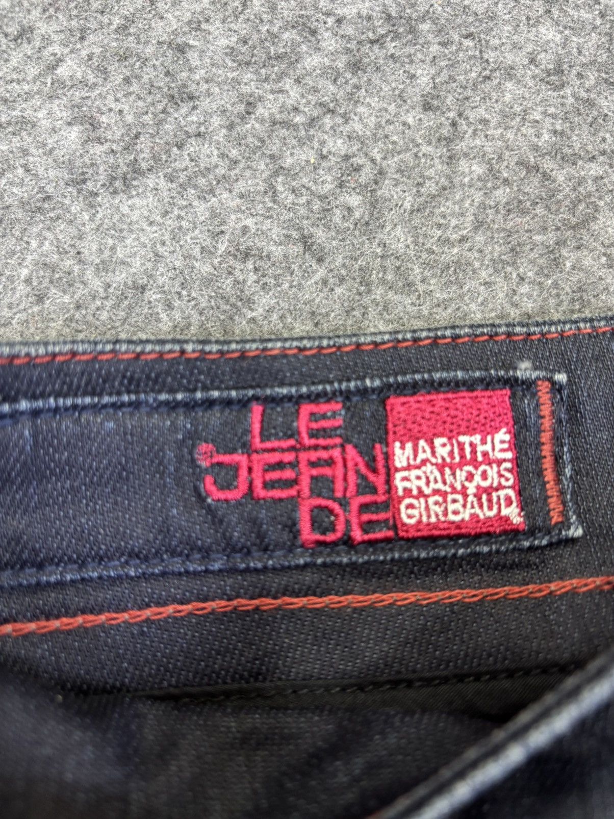Marithe + Francois Girbaud MFG Stretchable Skinny Rare Dope Wax Indigo Denim F880 Size US 33 - 9 Thumbnail