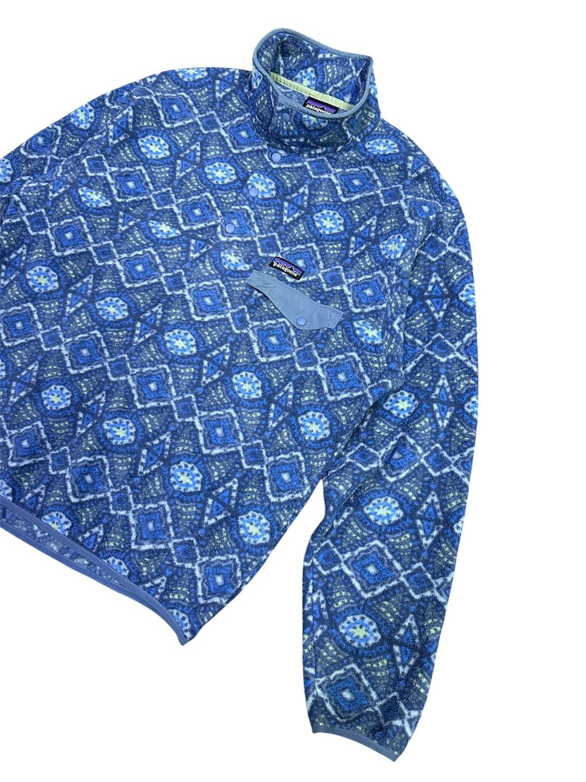 Patagonia Rare Patagonia Snapbutton Abstract Fleece Size US M / EU 48-50 / 2 - 3 Thumbnail