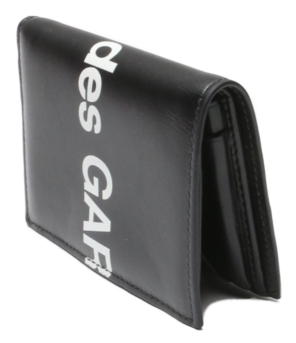 Comme des Garcons Wallet Bi-fold Logo Printed Black Size ONE SIZE - 2 Thumbnail
