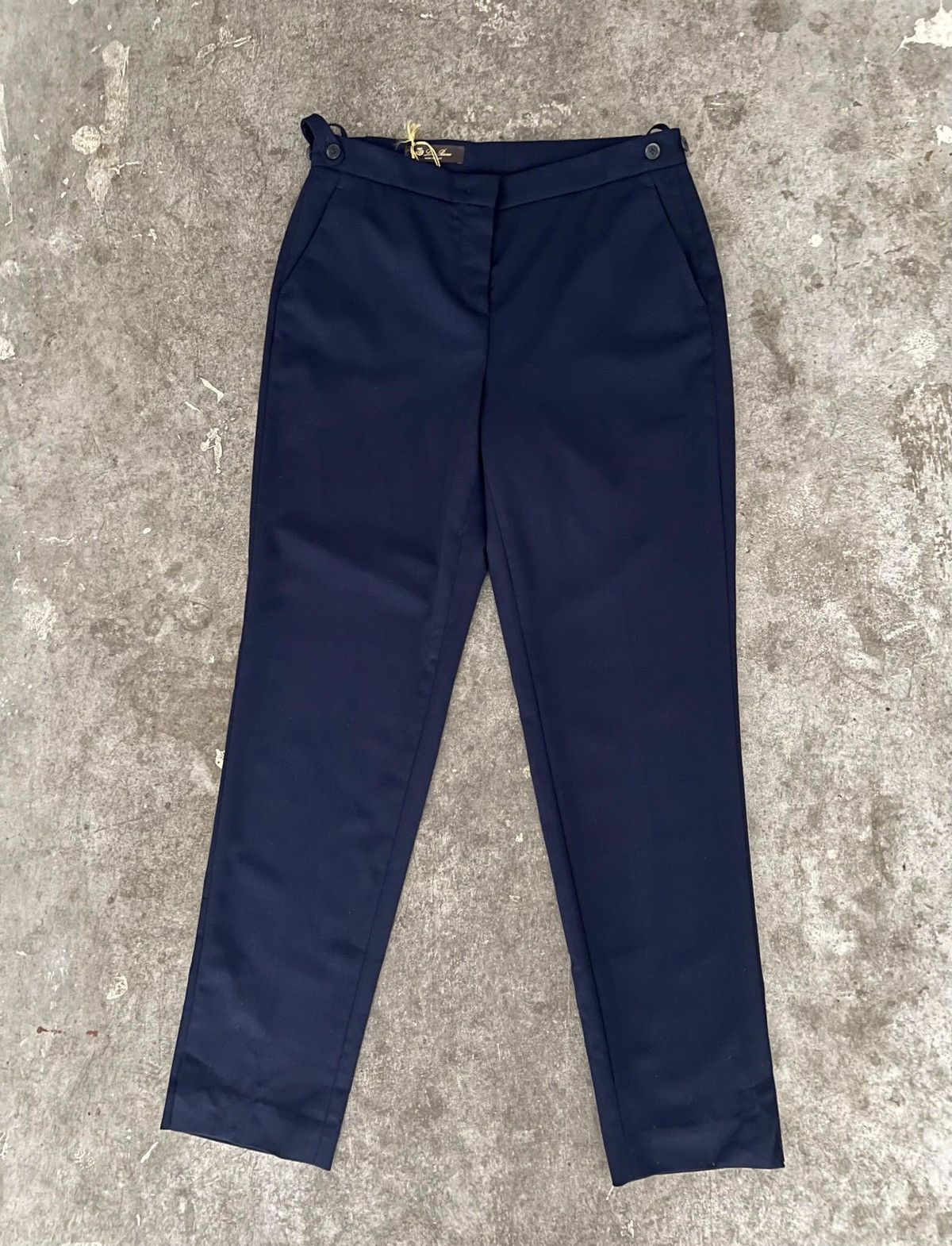 image of Loro Piana Tailored Trouser in Navy, Women's (Size 27)