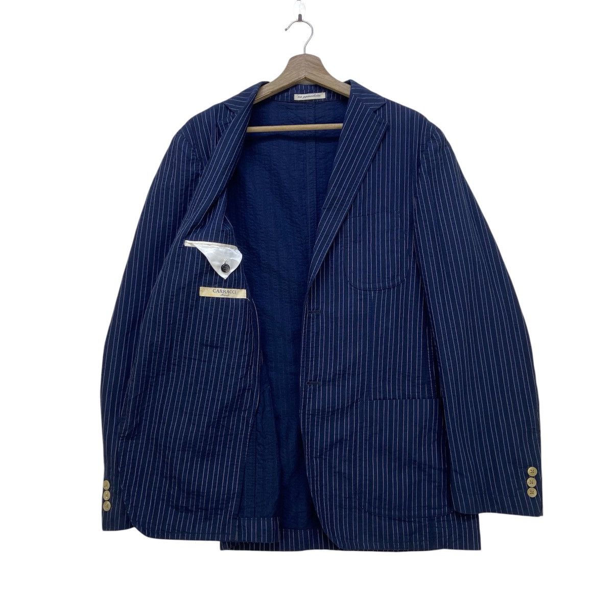 Other Italian Carracci Napoli Na Ggiacchetta Stripes Coat Blazer Size US M / EU 48-50 / 2 - 3 Thumbnail