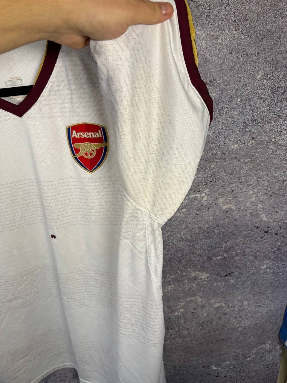 Nike × Vintage Vintage Arsenal 2007/08 Away Nike Soccer Jersey XL Size US XL / EU 56 / 4 - 11 Thumbnail