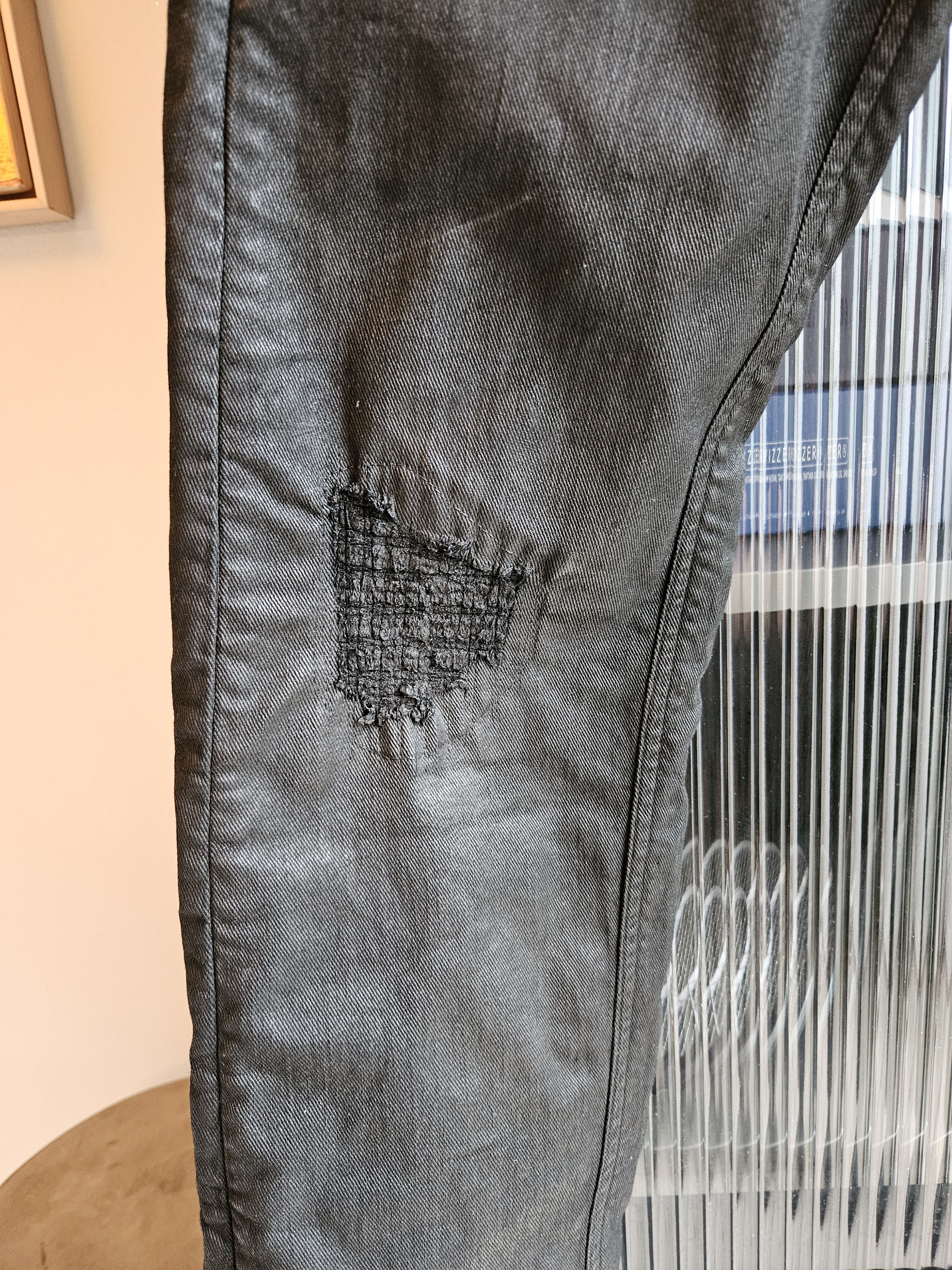 11 By Boris Bidjan Saberi P4 - Black Dye Out-Skated Jeans Size US 34 / EU 50 - 3 Thumbnail