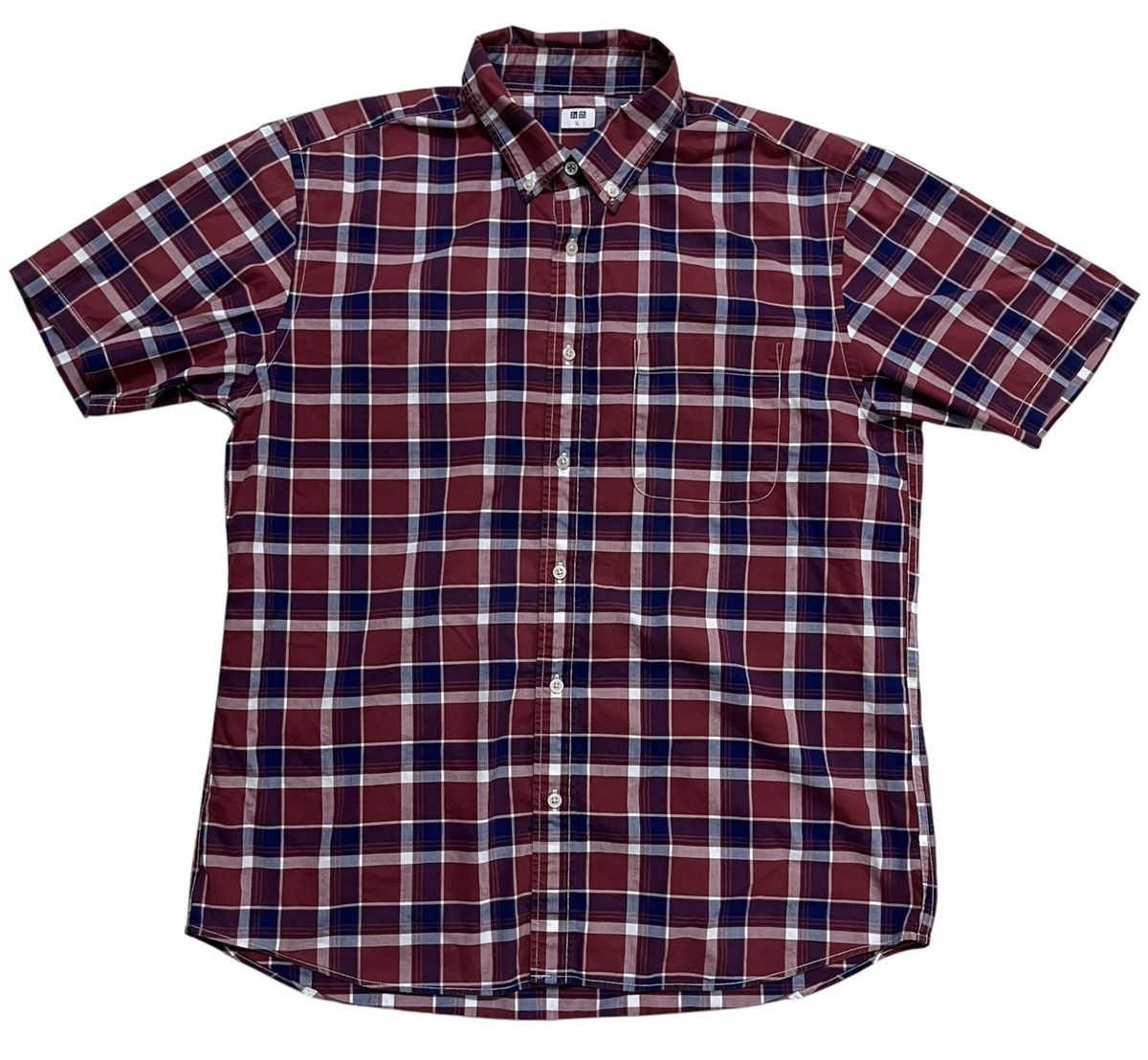 Japanese Brand × Uniqlo × Vintage Uniqlo Checkered Button Up Shirt Size US M / EU 48-50 / 2 - 1 Thumbnail
