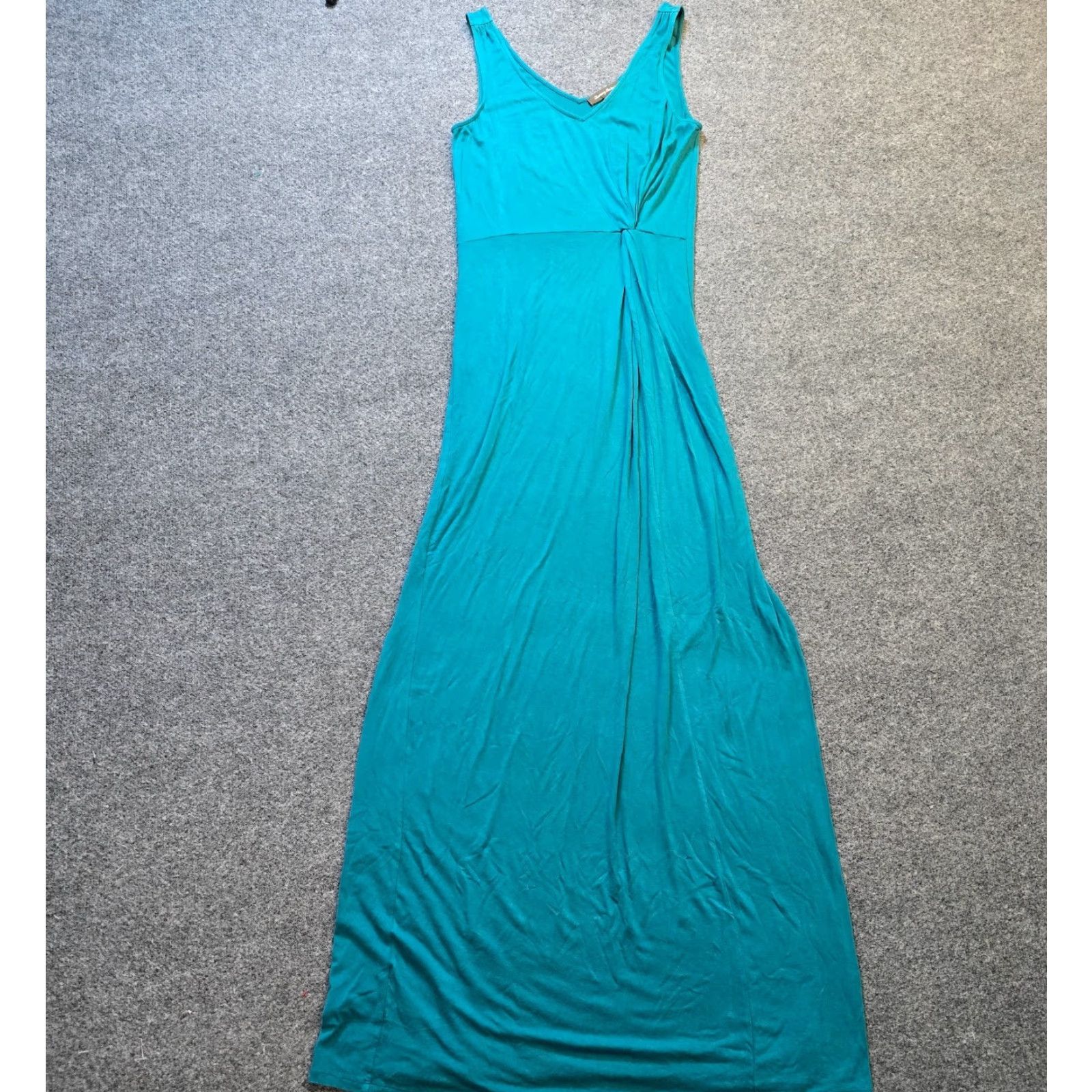Tommy Bahama VINTAGE Tommy Bahama Dress Womens Size Small Green Maxi Sheath Stretch Beachy Casual Size S / US 4 / IT 40 - 2 Thumbnail