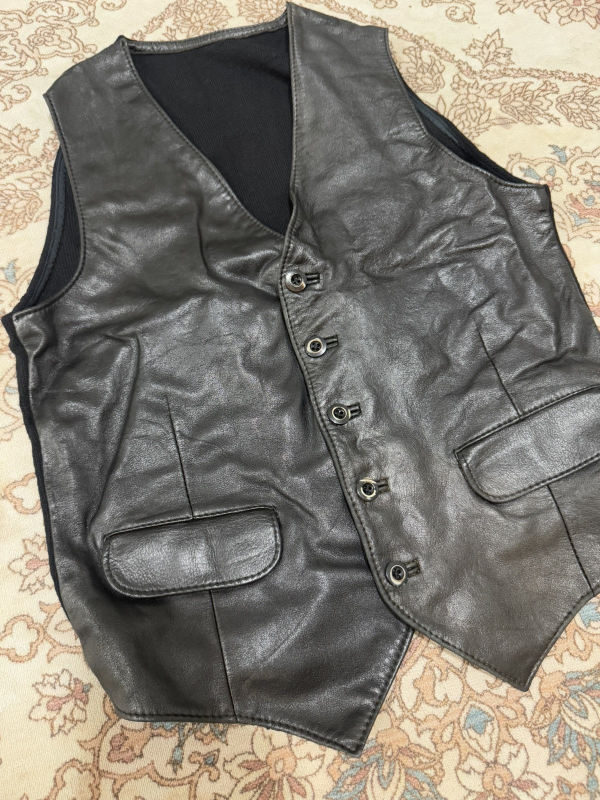 Vintage Pioneer Leather Vest