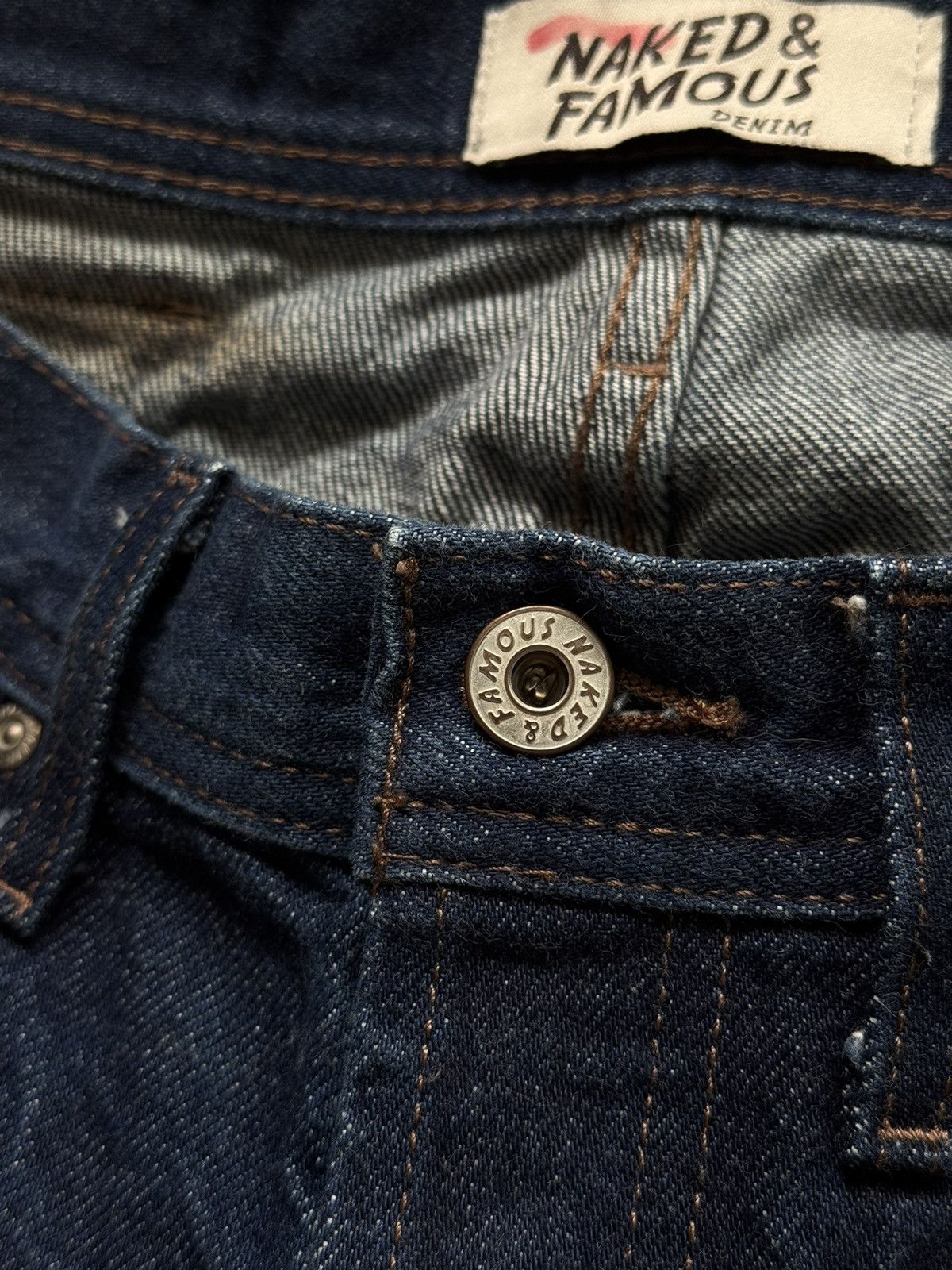 Naked & Famous Naked & Famous selvedge jeans Japanese denim pants Size US 32 / EU 48 - 6 Thumbnail