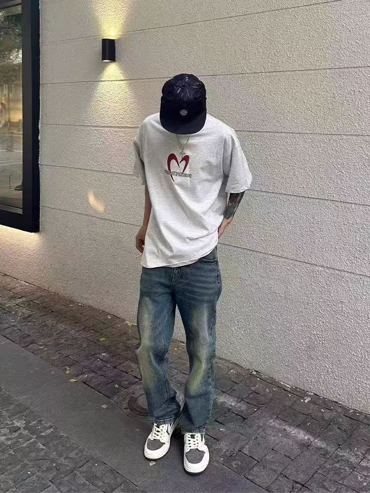 Japanese Brand × Jean Vintage Mud Dye Straight Leg Loose High Street Jeans Size US 34 / EU 50 - 5 Thumbnail