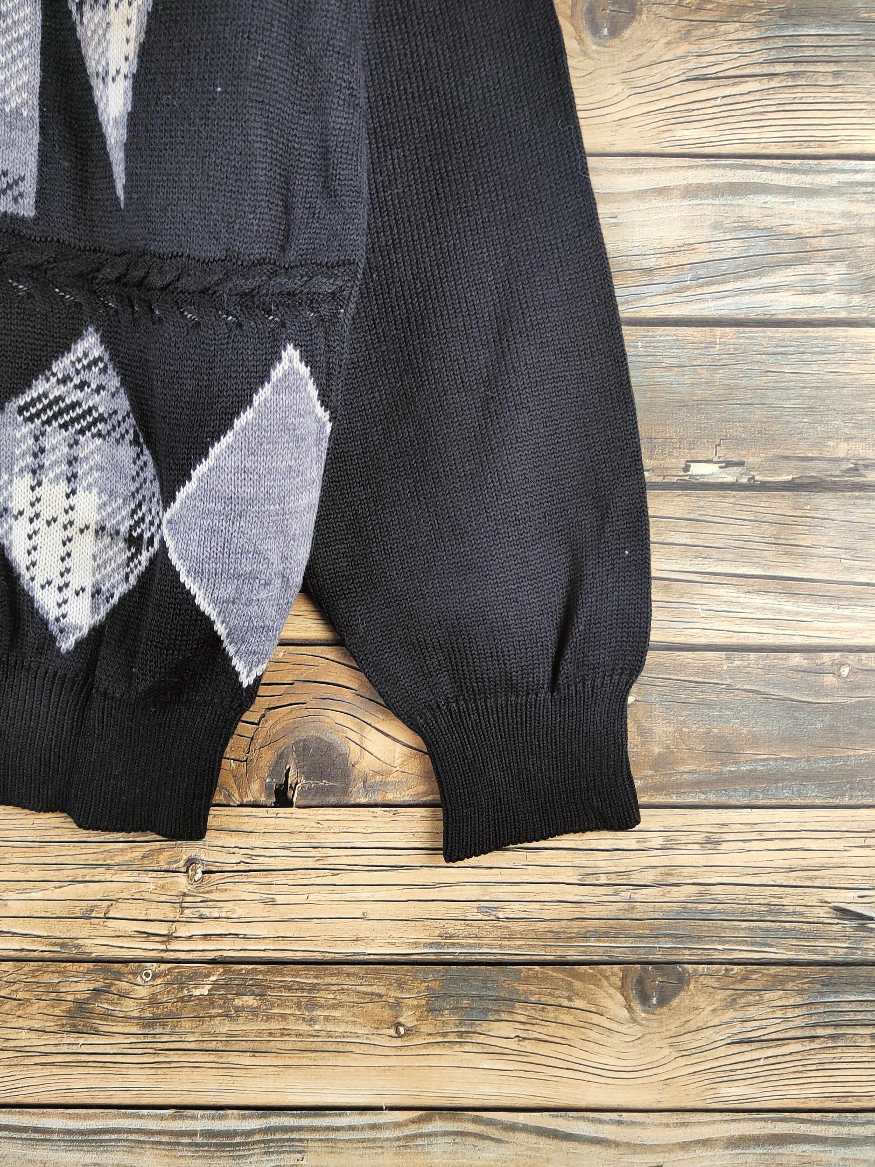 Japanese Brand DL Cross Keys Black Knitwear Sweatshirts #46-950 Size US L / EU 52-54 / 3 - 6 Thumbnail