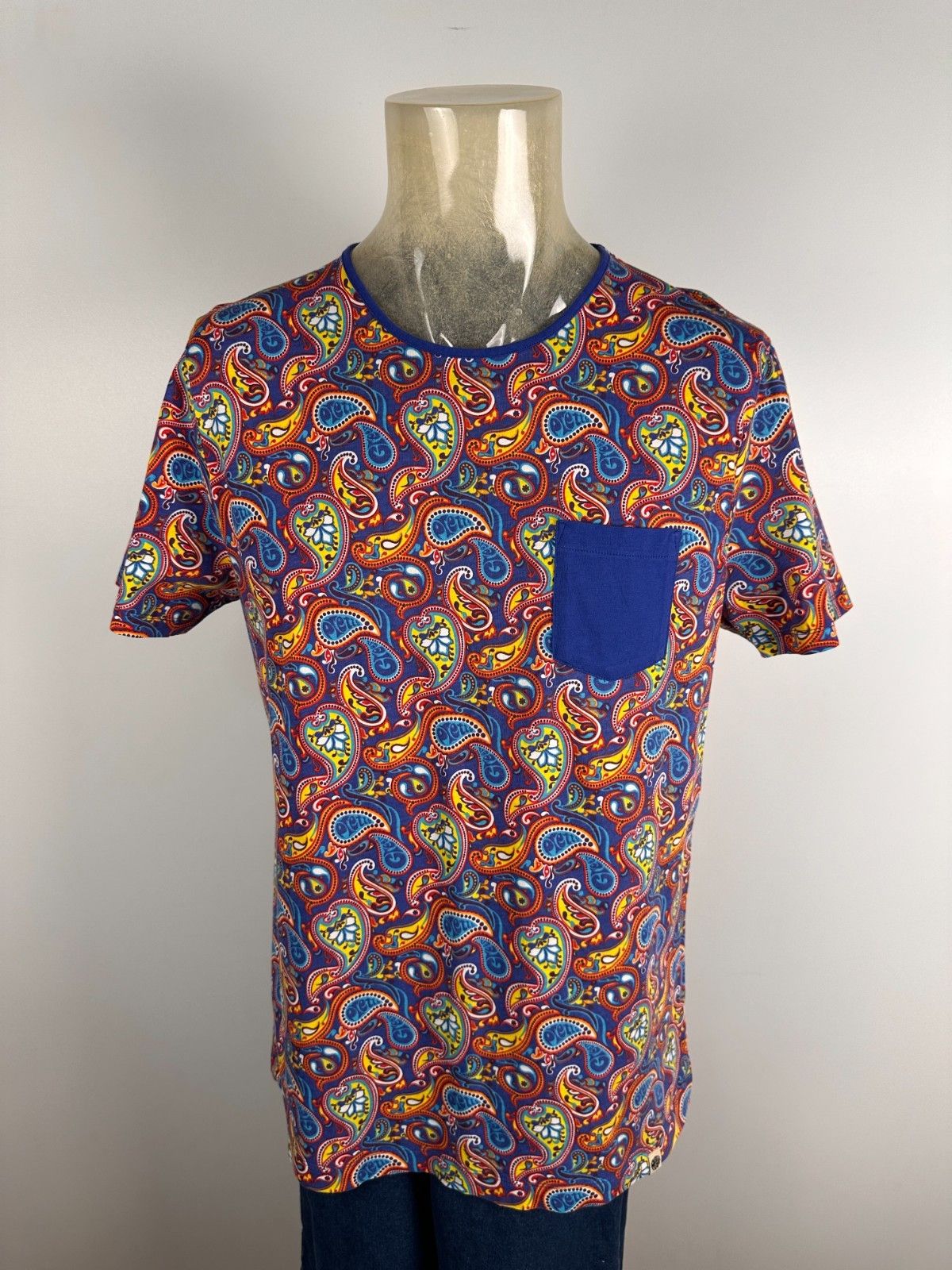 Pretty Green Pretty Green Paisley T Shirt Mens Size L Size US L / EU 52-54 / 3 - 1 Thumbnail