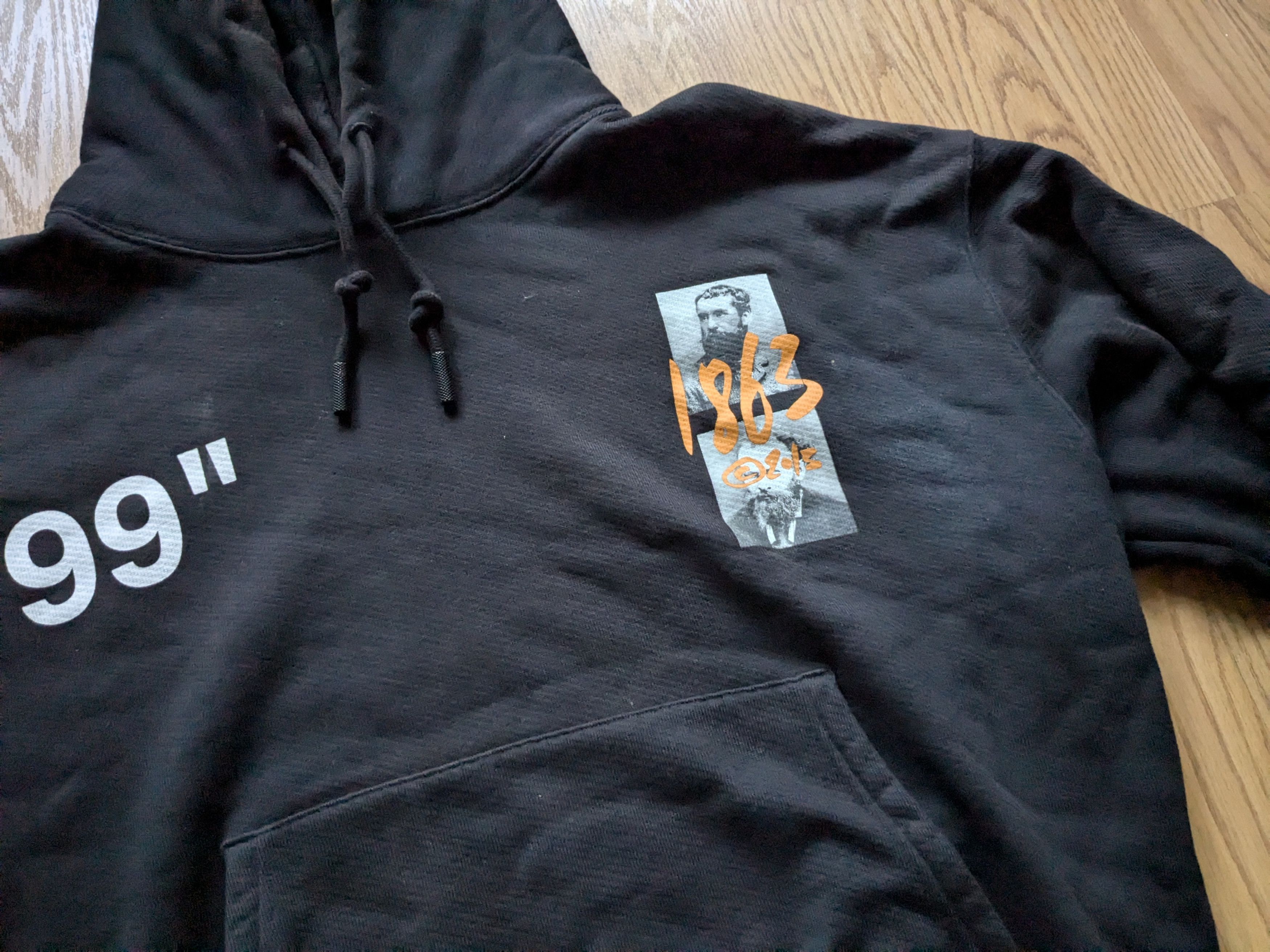 Off-White Off-White Impressionism Hoodie Sweatshirt Black Medium Size US M / EU 48-50 / 2 - 8 Thumbnail
