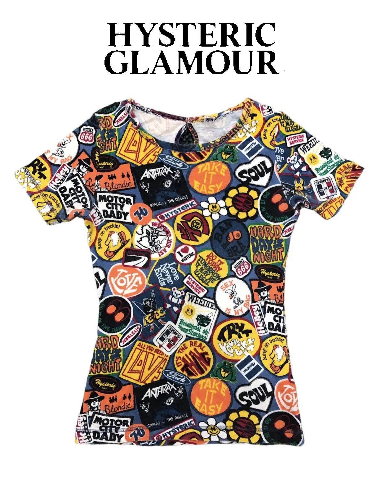Hysteric Glamour Hysteric Glamour Grunge Pops Full Prints Shirt Size US XXS / EU 40 - 1 Thumbnail