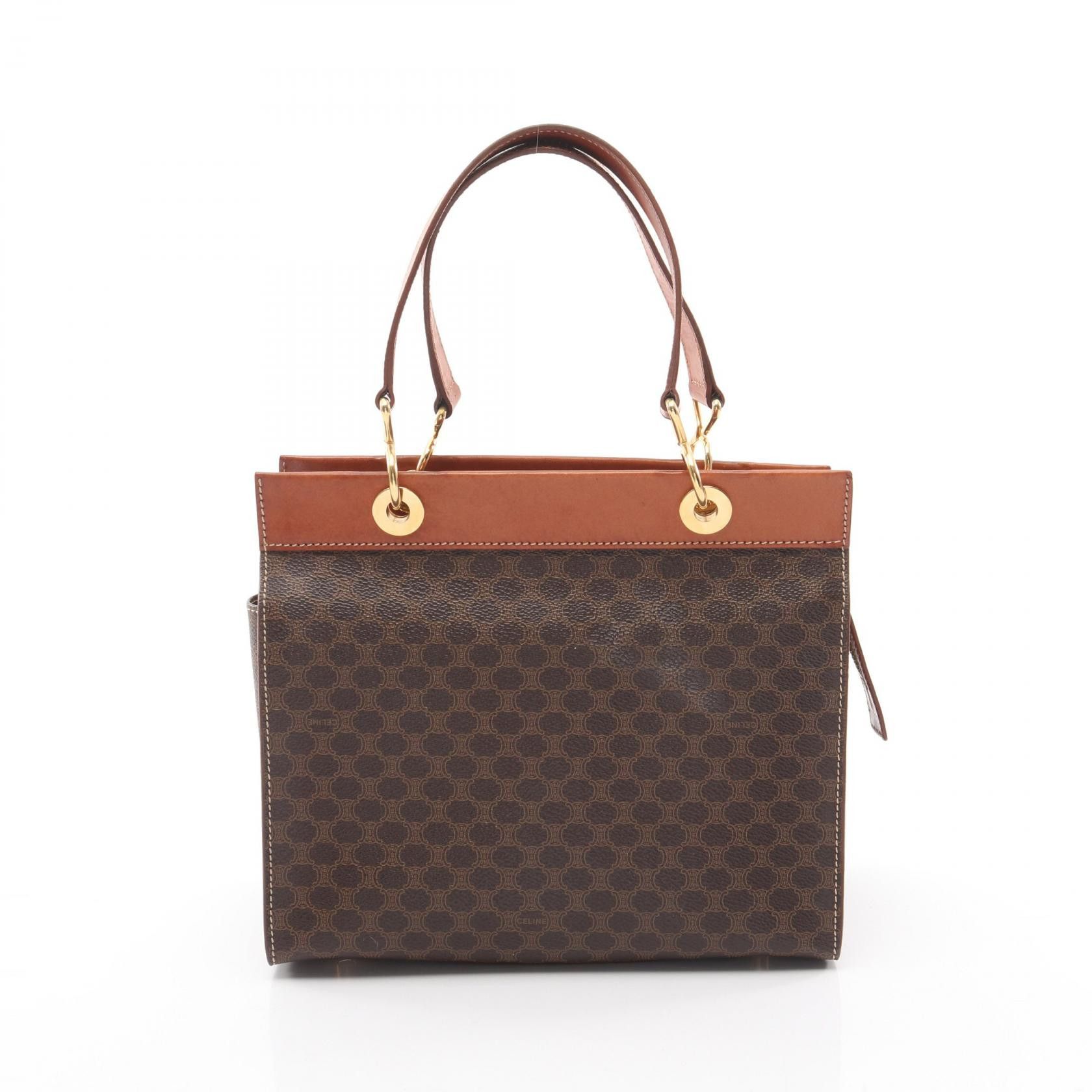 Celine Celine CELINE PVC Coated Canvas Leather Handbag Textile Handbag DUTY FREE for USA Size ONE SIZE - 1 Thumbnail