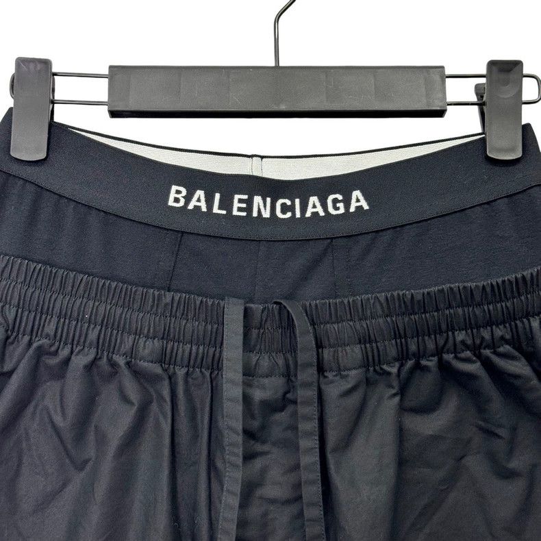 Balenciaga Balenciaga size S Black nylon double-waist shorts Size US 26 / EU 42 - 3 Thumbnail