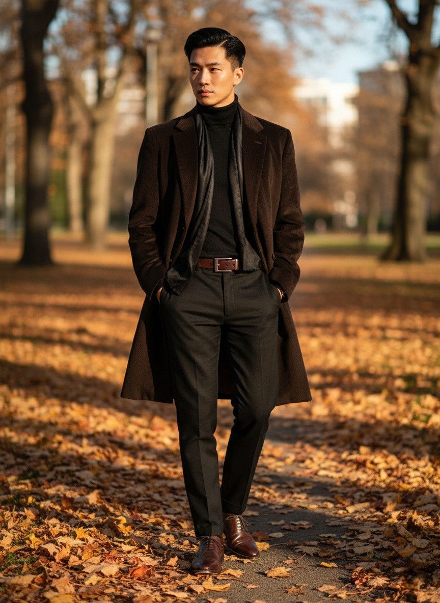 Hugo Boss Vintage x 90s Hugo Boss Stratus Men’s Brown Long Coat Size US M / EU 48-50 / 2 - 1 Thumbnail