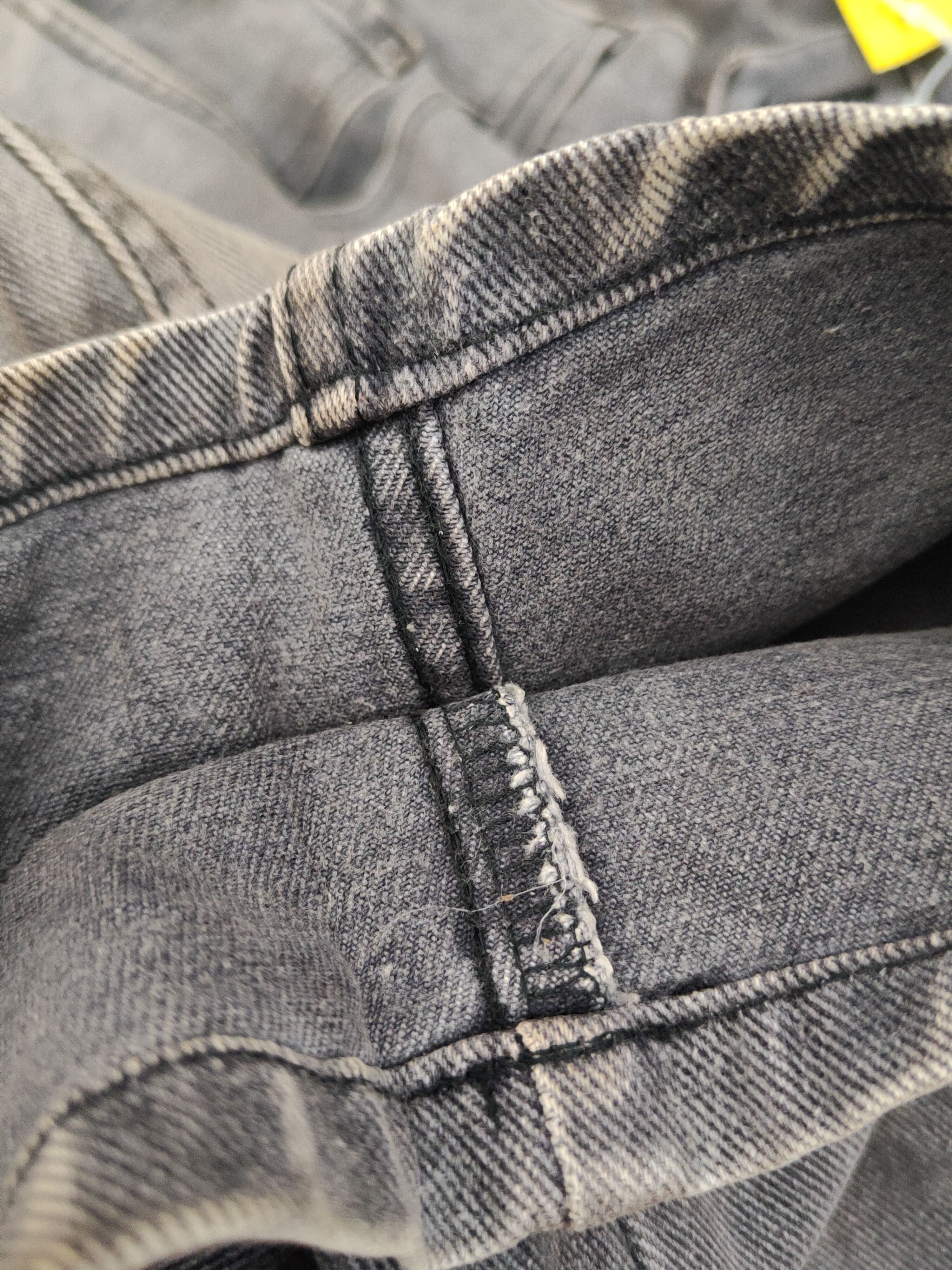 Big John Big John Dark Gray Distressed Ripped denim Jeans #W1586 Size US 28 / EU 44 - 13 Thumbnail