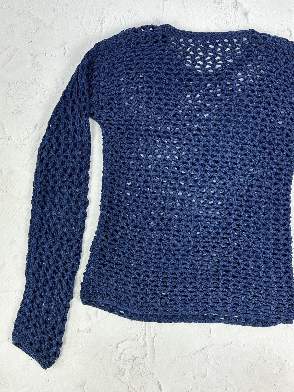 Japanese Brand × Vintage Vintage Large Mesh Sweater Size US M / EU 48-50 / 2 - 6 Thumbnail