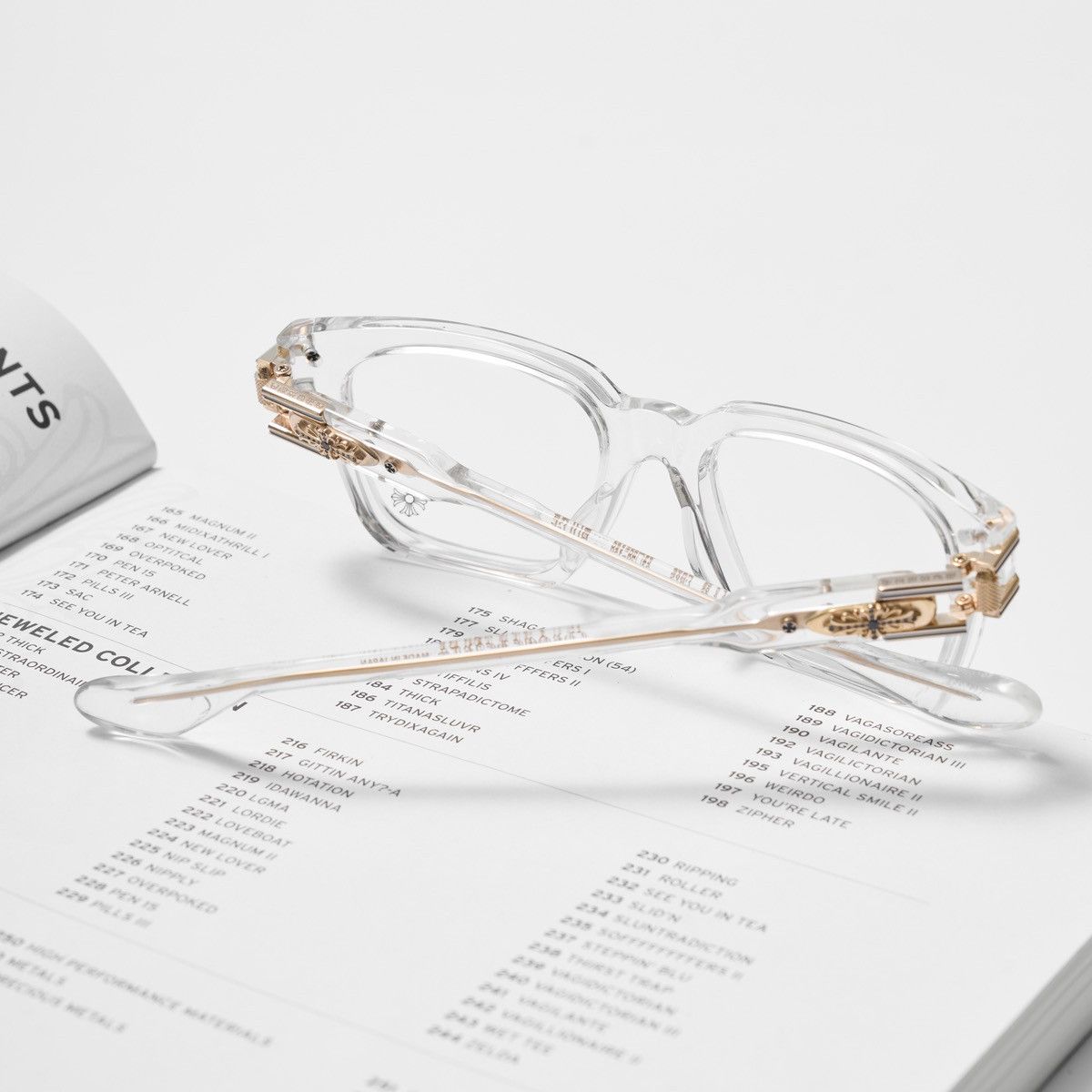Chrome Hearts CHROME HEARTS BULGE CRYSTAL GLASSES Size ONE SIZE - 7 Thumbnail