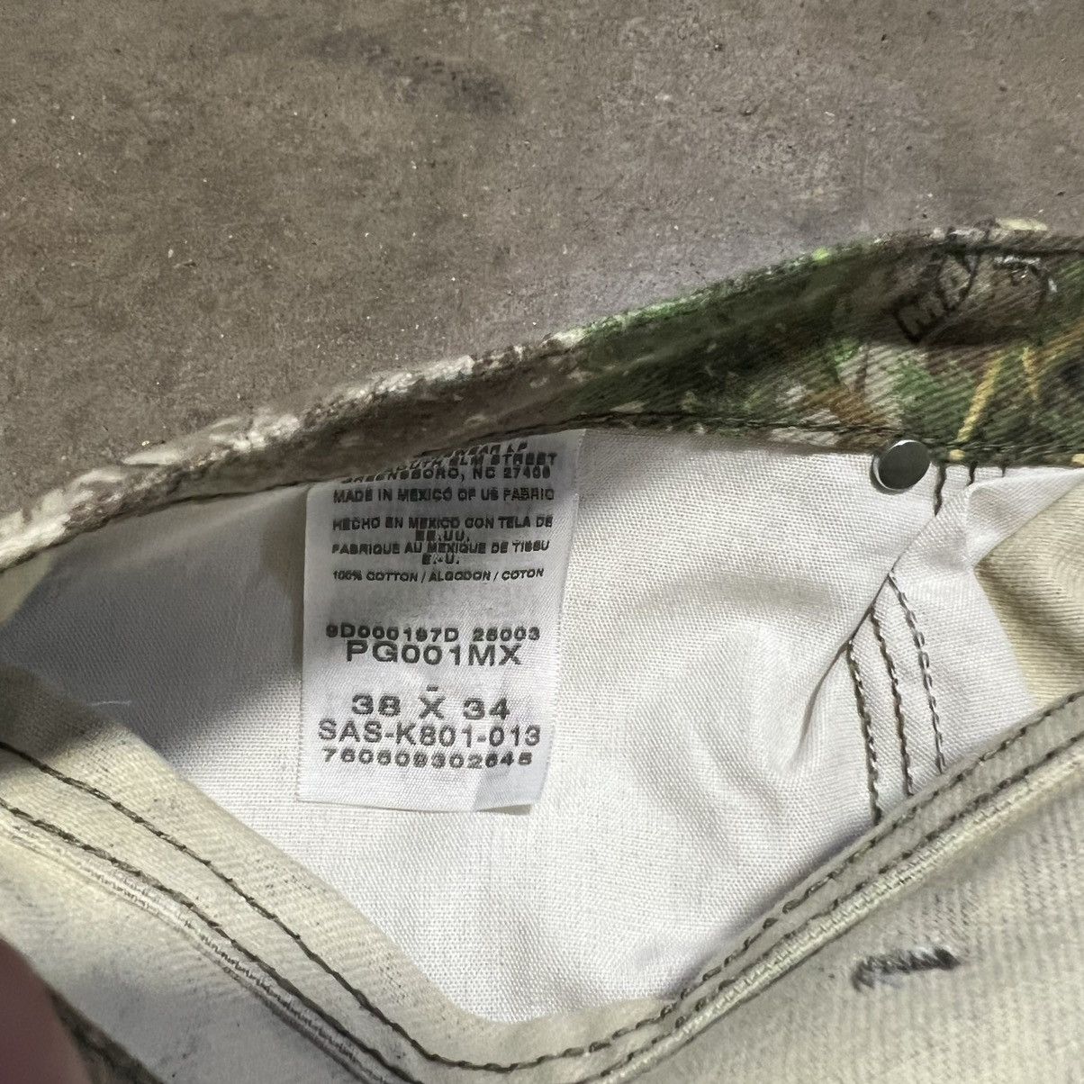 Wrangler Vintage Wrangler Pro Gear Camo Carpenter Pants Baggy Skater Size US 38 / EU 54 - 11 Thumbnail