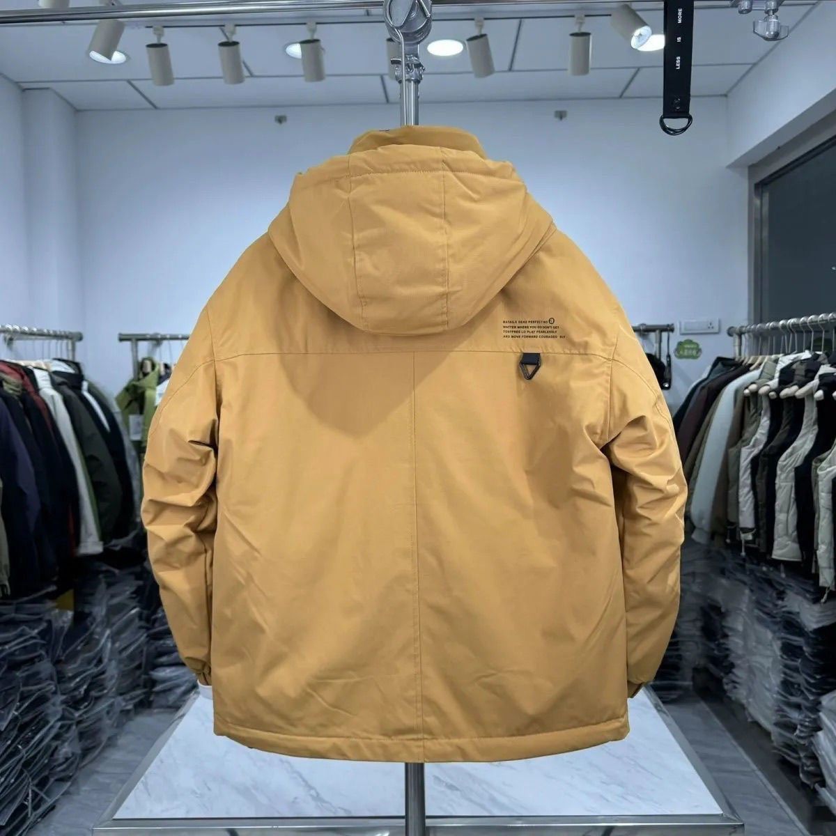 Other Mountain Outdoor Duck-Down Jacket – Winter Hooded Workwear Size US L / EU 52-54 / 3 - 2 Thumbnail