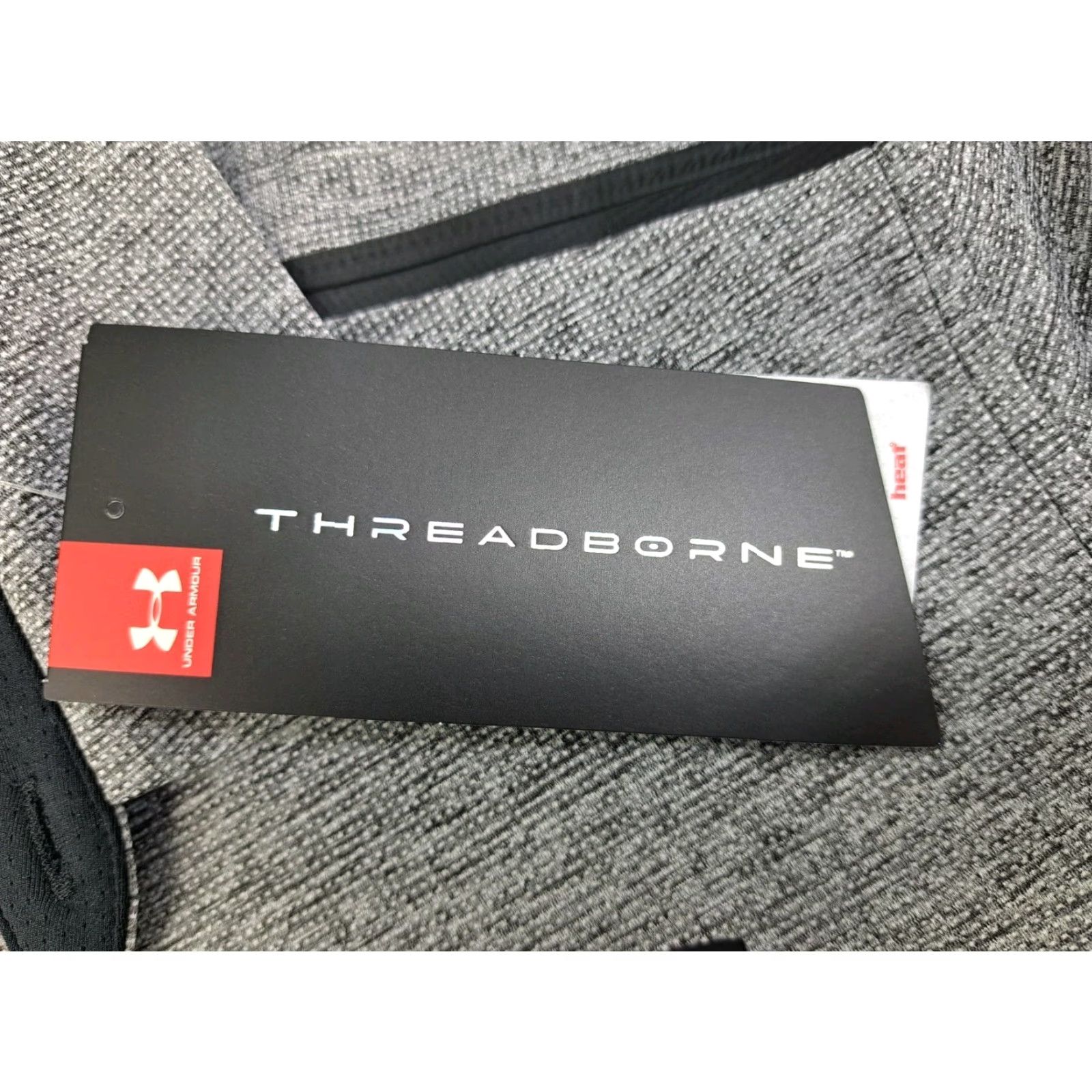 Under Armour Under Armour Polo Fitted Short Sleeve Golf NWT Mens S Black/Grey Threadborne Heatgear Size US S / EU 44-46 / 1 - 6 Thumbnail