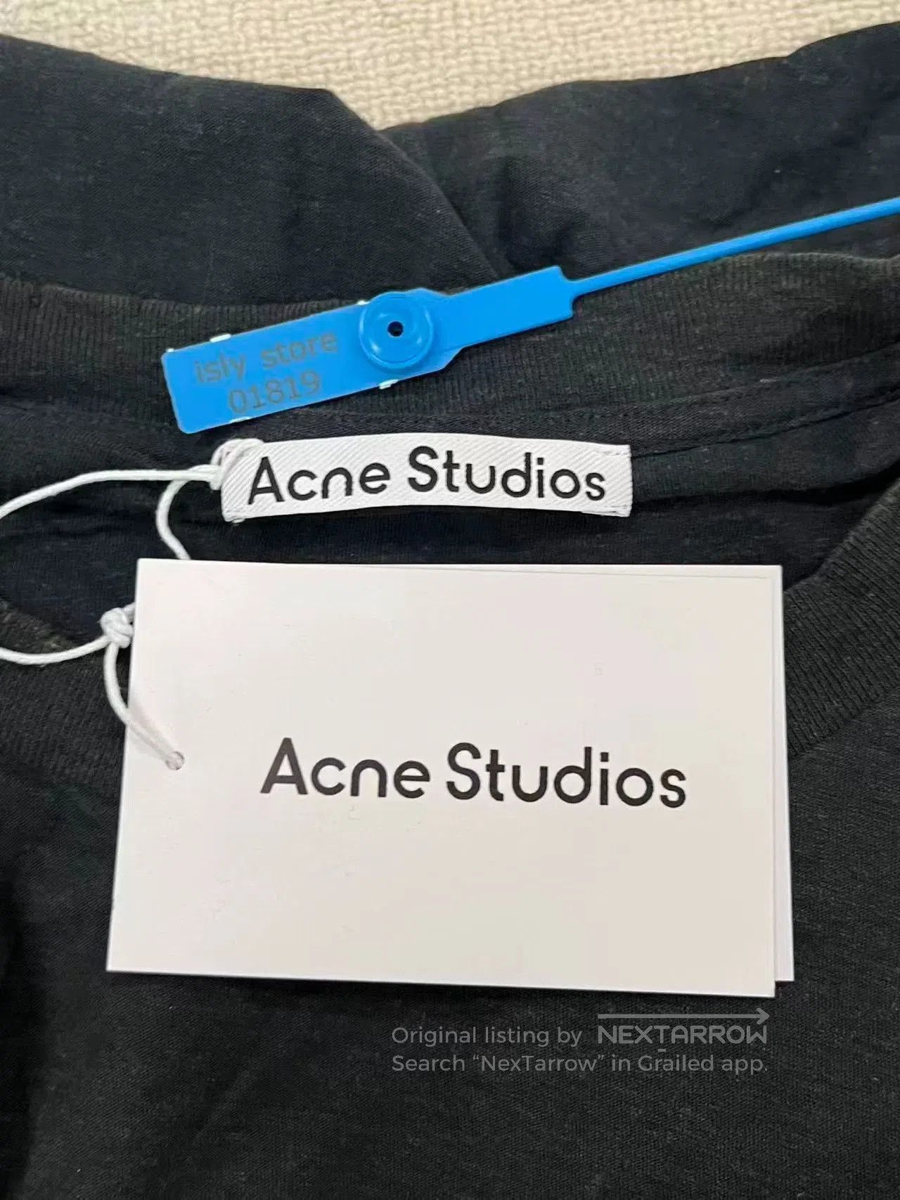 Acne Studios acne studios oversized black t. Size US M / EU 48-50 / 2 - 5 Thumbnail