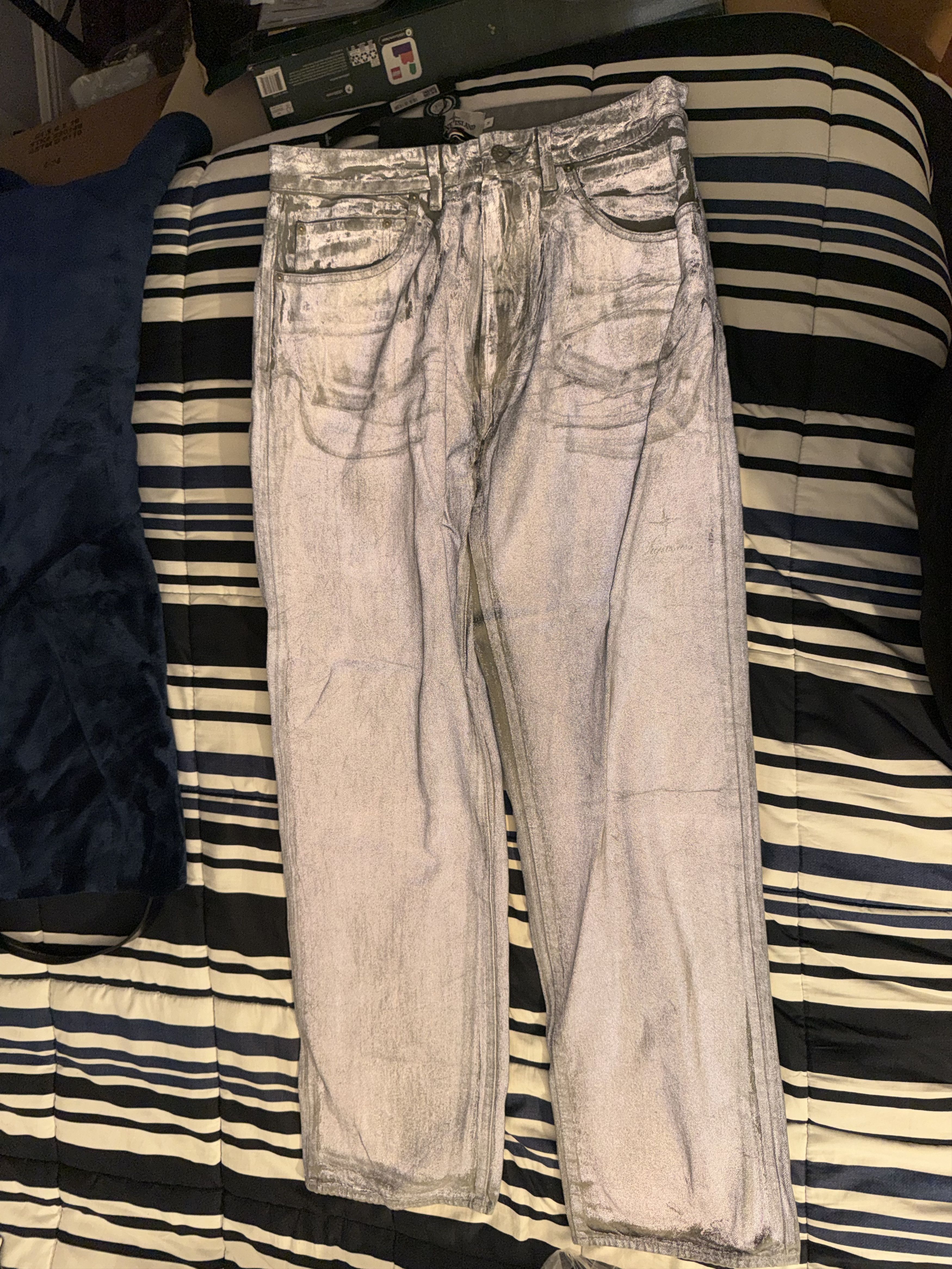 Supreme Supreme Cherub 5 pocket jeans Light blue FW16 | Grailed