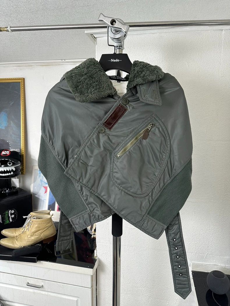 Junya Watanabe Junya watanabe Anamorphic fur collared leather jacket 2502 Size US XS / EU 42 / 0 - 1 Thumbnail