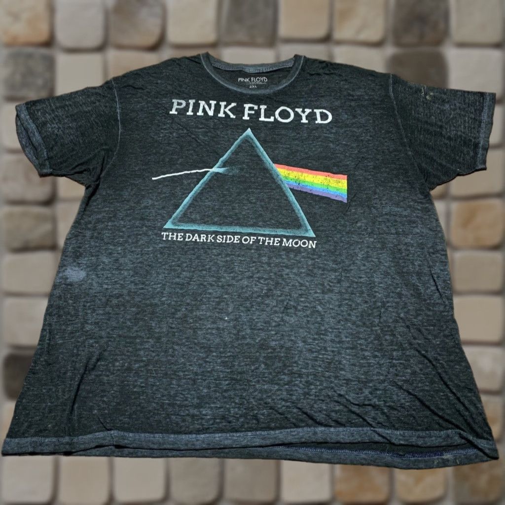 Vintage Pink Floyd T-Shirt Mens Dark Side Of The Moon Graphic 2017 2XL Black Crew Neck Short Sleeve Cotton Blend Logo 1987 Vintage: No Size US XXL / EU 58 / 5 - 1 Thumbnail