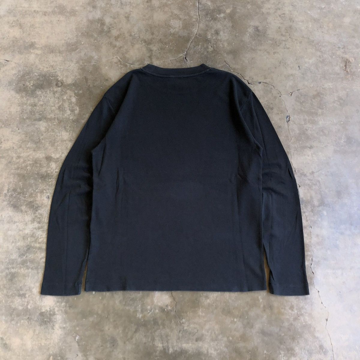Sunspel 🇯🇵 2000s Sunspel Basic Longslevee T-shirt Black Designer Size US M / EU 48-50 / 2 - 7 Thumbnail