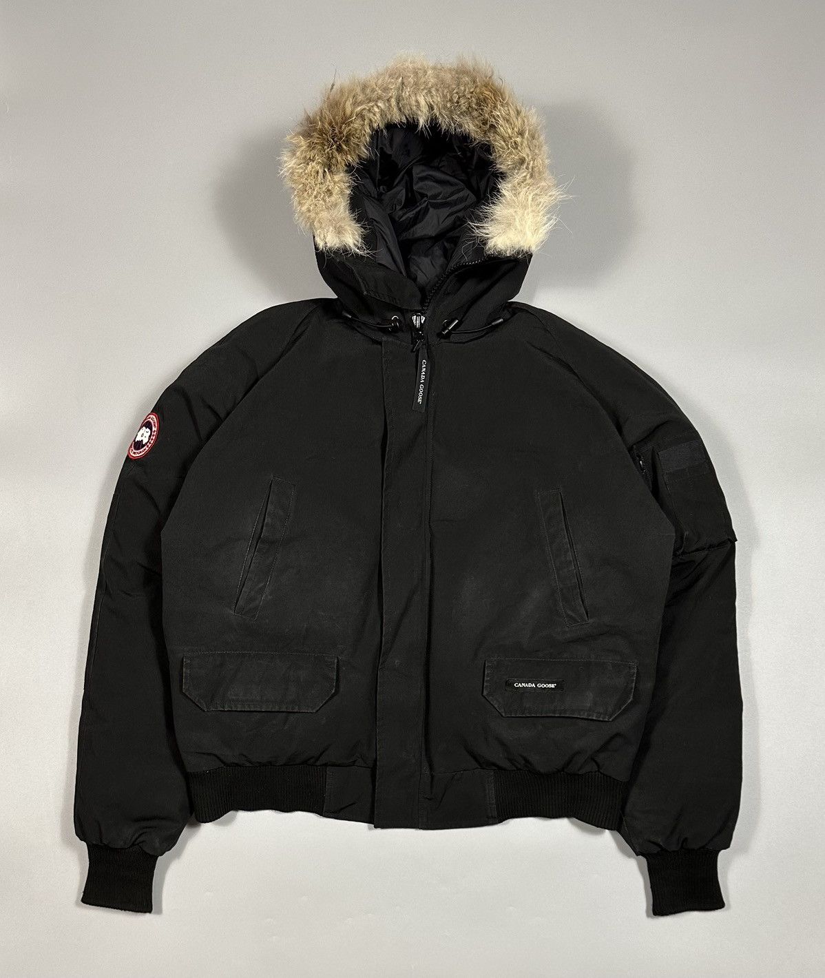 Canada Goose Canada Goose Chilliwack Coyote Fur-Trim Bomber Jacket Size US XL / EU 56 / 4 - 1 Thumbnail