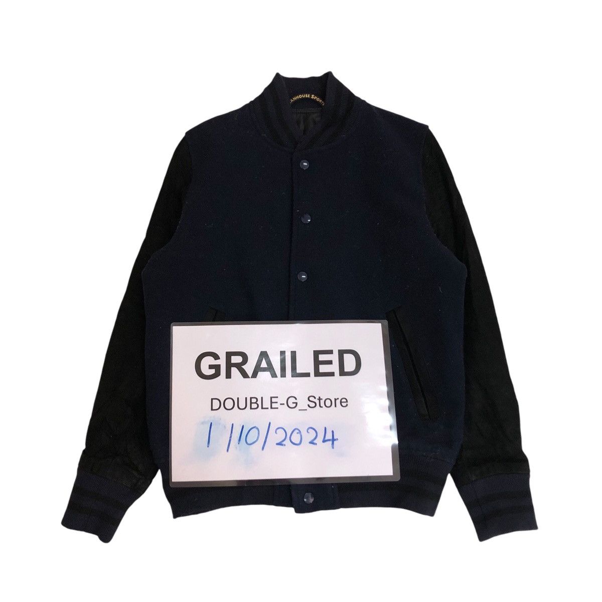 Japanese Brand Union Made Vintage Vintage Bomber Leather Jacket Shanhouse Sports Usa Grailed