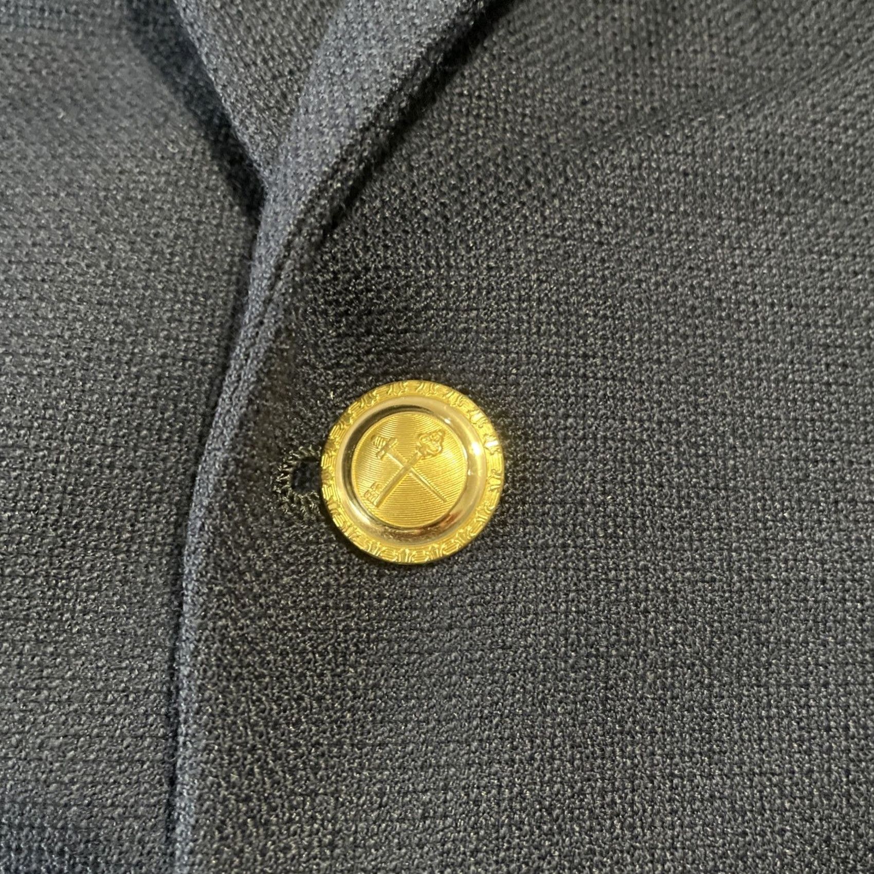 Vintage VINTAGE Hickey Freeman Blazer Sport Coat Navy Blue Wool 2-Button Single-Breasted 42R Mens Size 42R - 5 Thumbnail