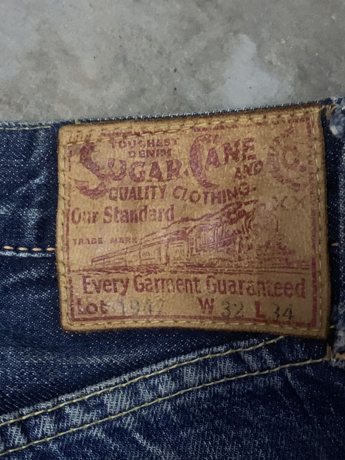 Japanese Brand × Sugar Cane Vintage Sugar Cane Selvedge Flare Distress Denim Jeans Size US 32 / EU 48 - 6 Thumbnail